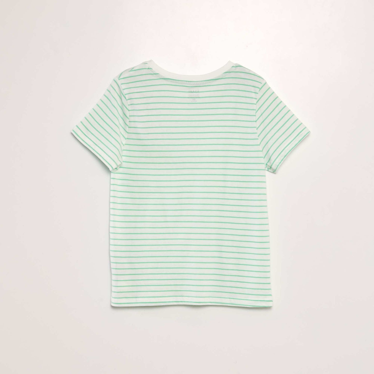 T-shirt rayé Vert rayures