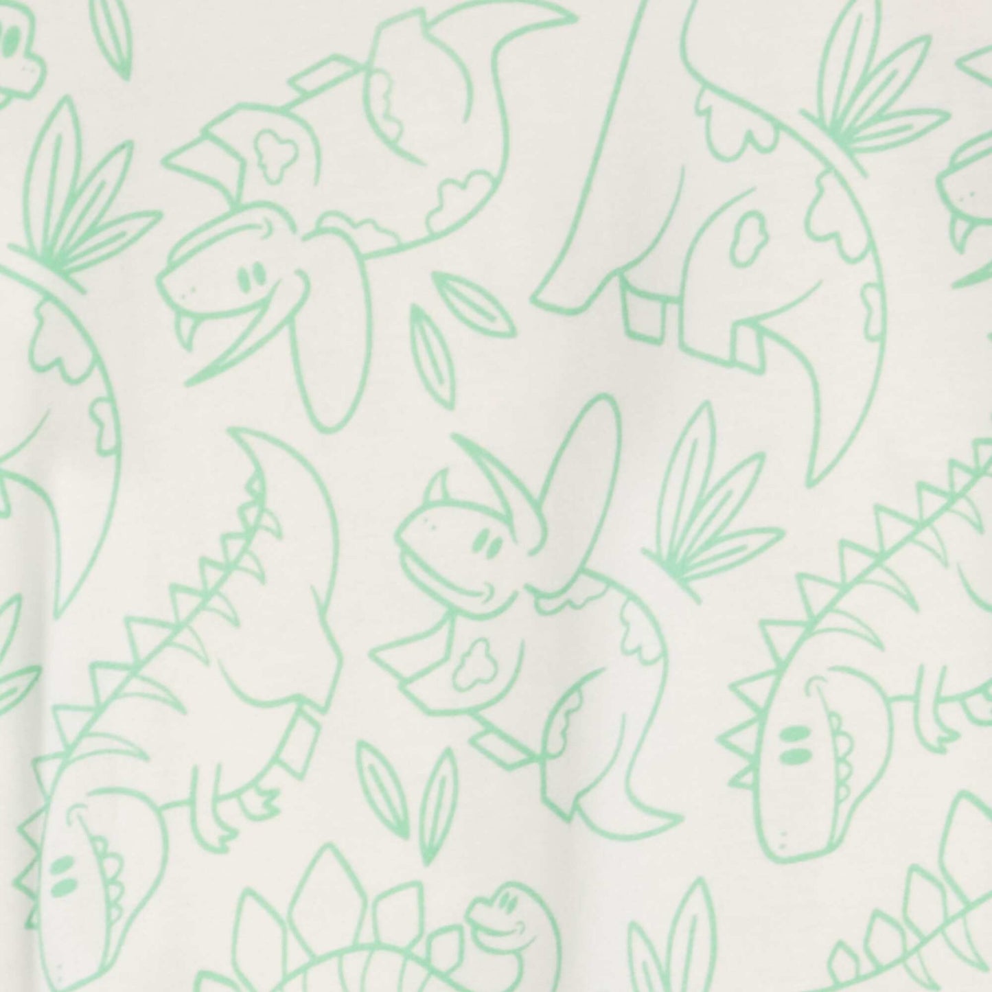T-shirt imprimé Vert/blanc