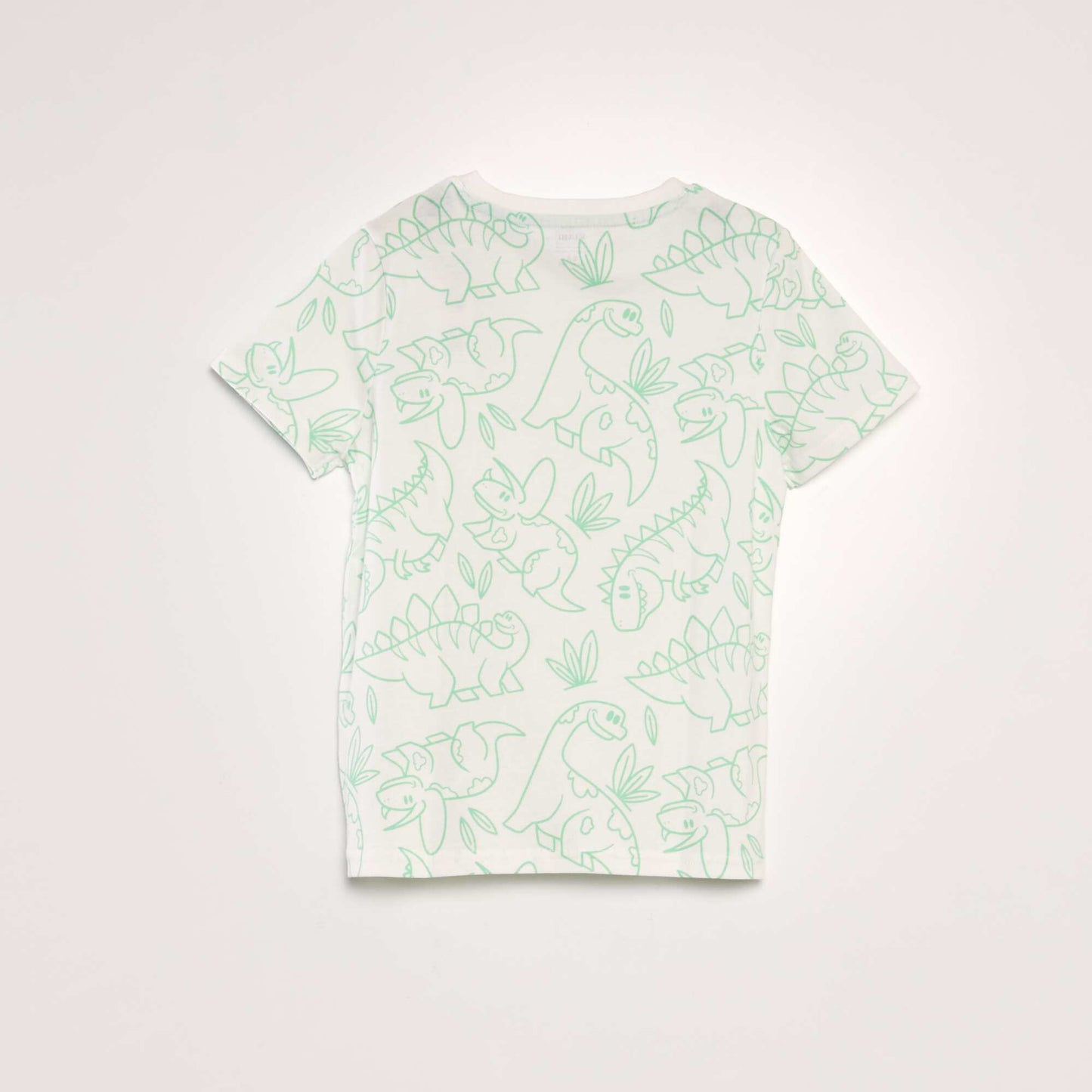 T-shirt imprimé Vert/blanc