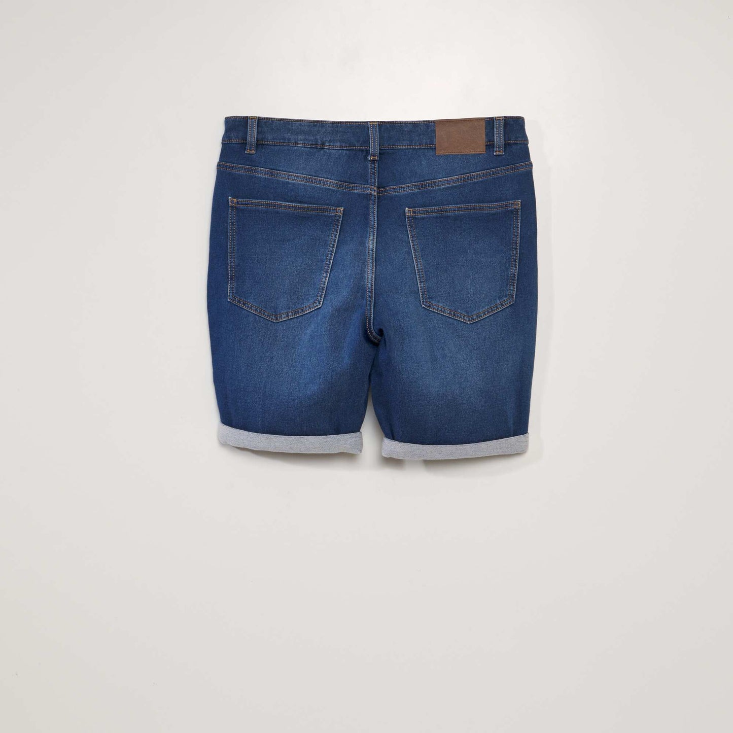 Bermuda slim en jean à 5 poches Stone
