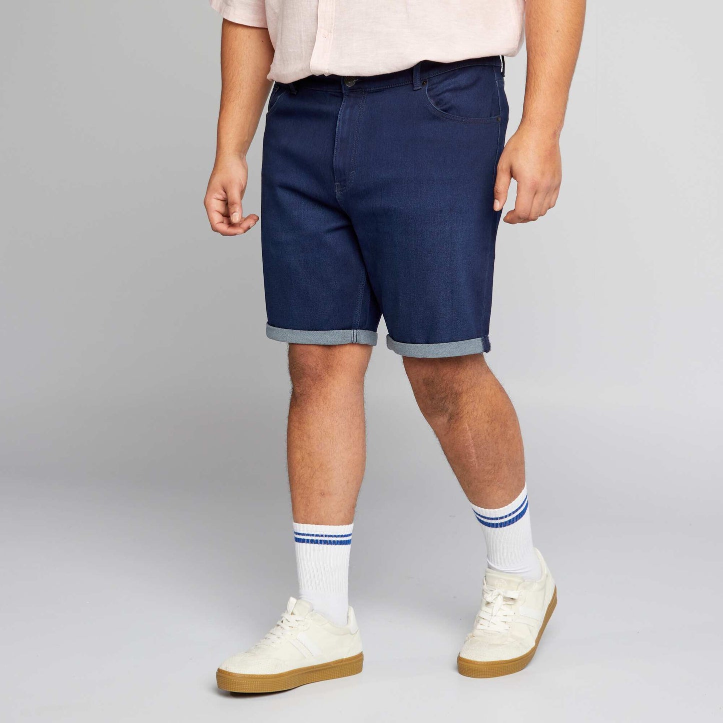 Bermuda en jean Bleu