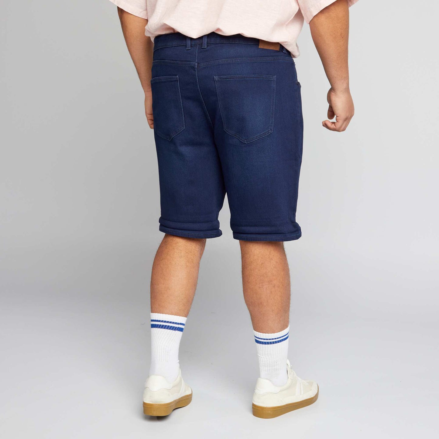 Bermuda en jean Bleu