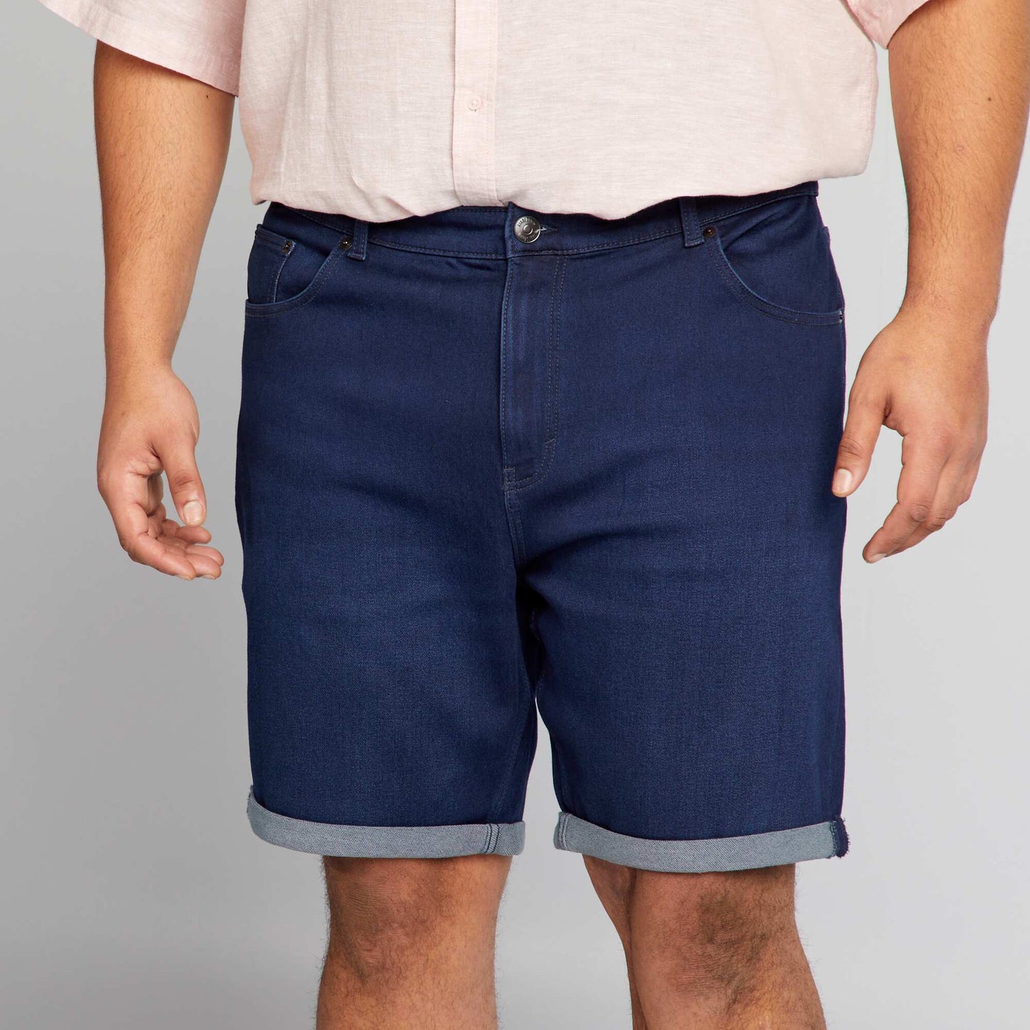 Bermuda en jean Bleu