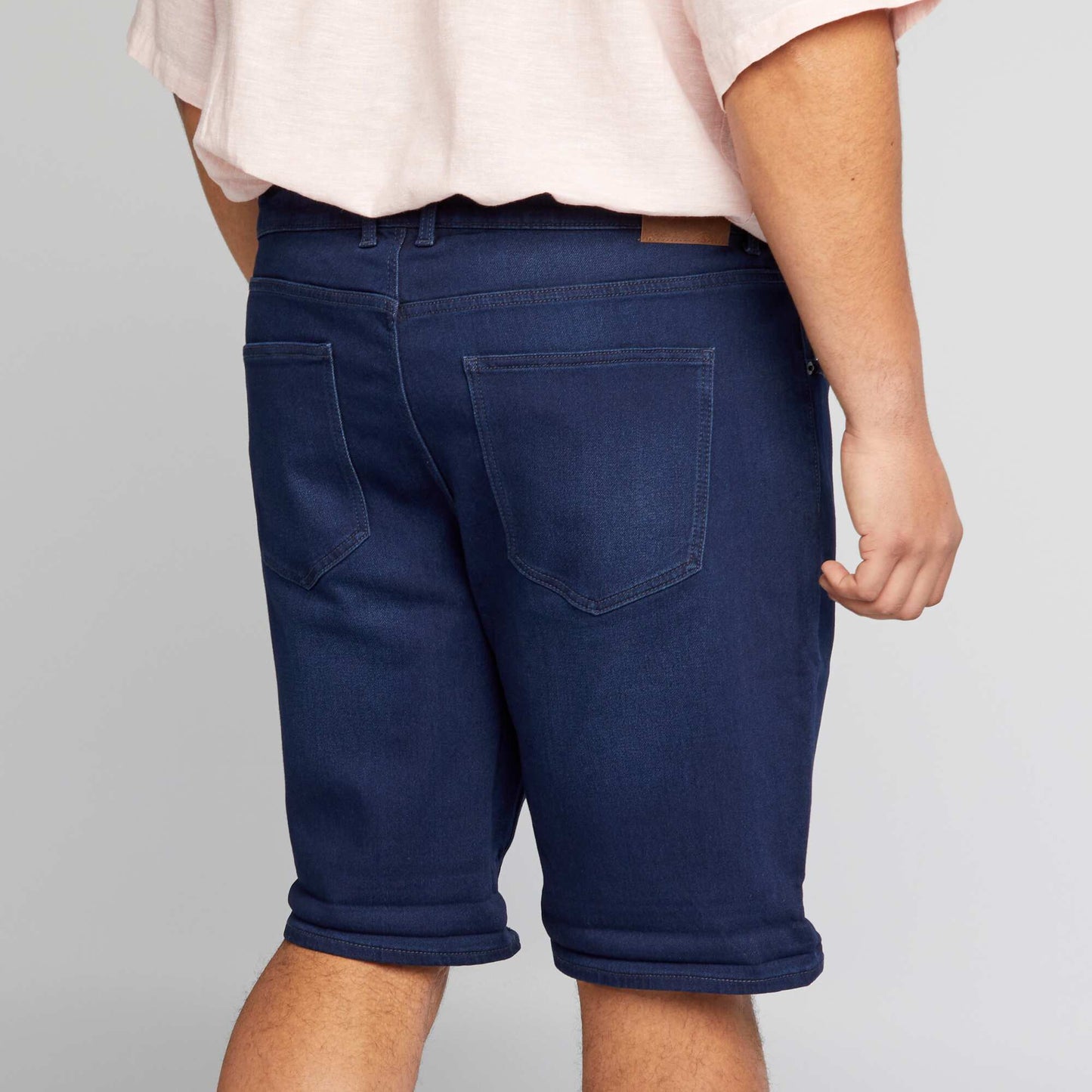 Bermuda en jean Bleu