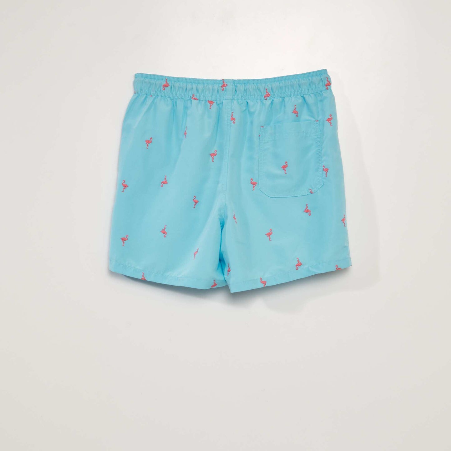 Short de bain à motif Bleu