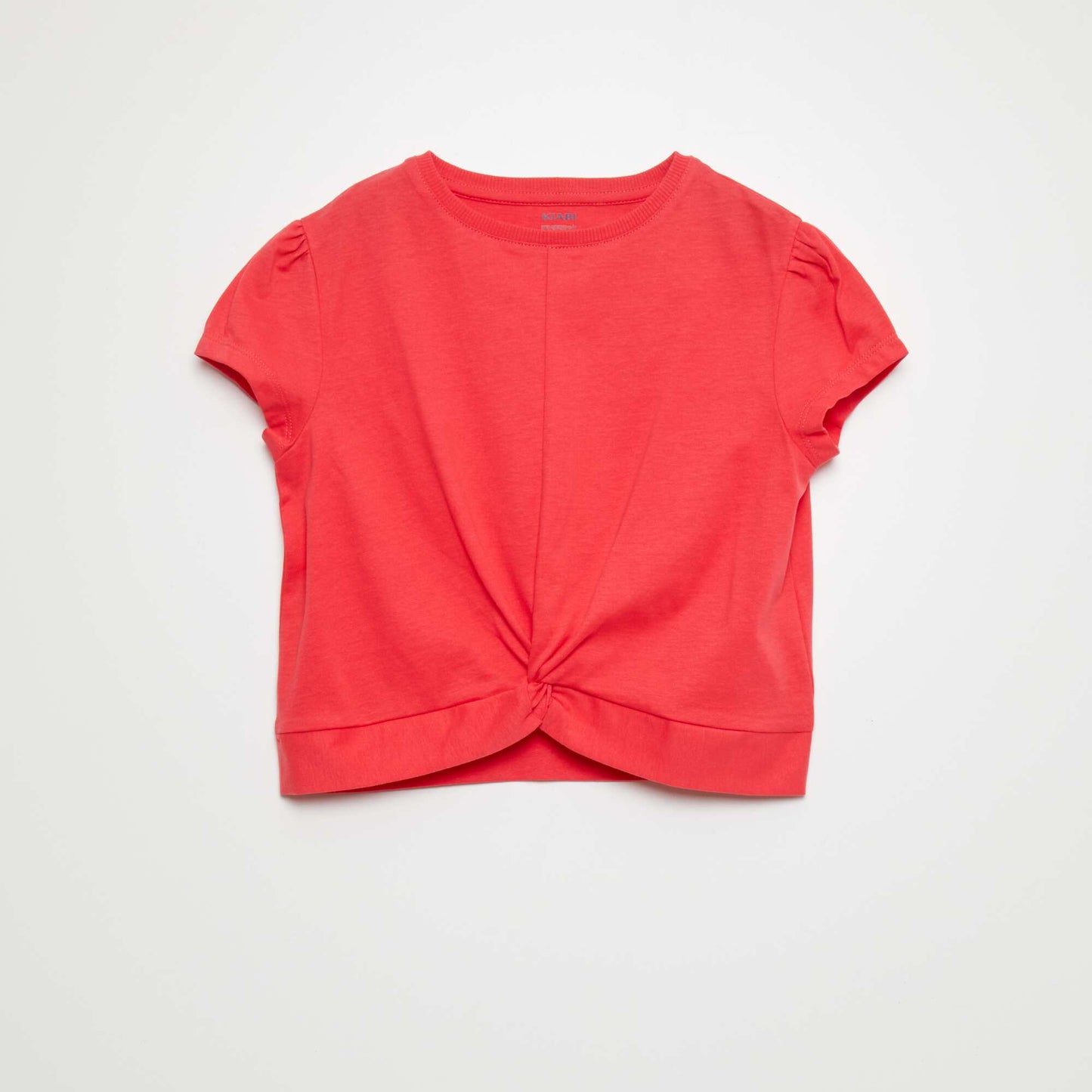 Tee-shirt noué devant Rose