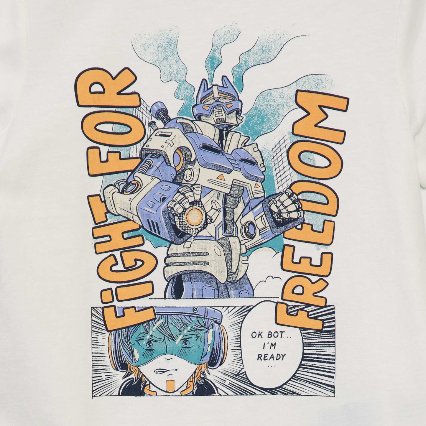 Tee-shirt imprimé Blanc