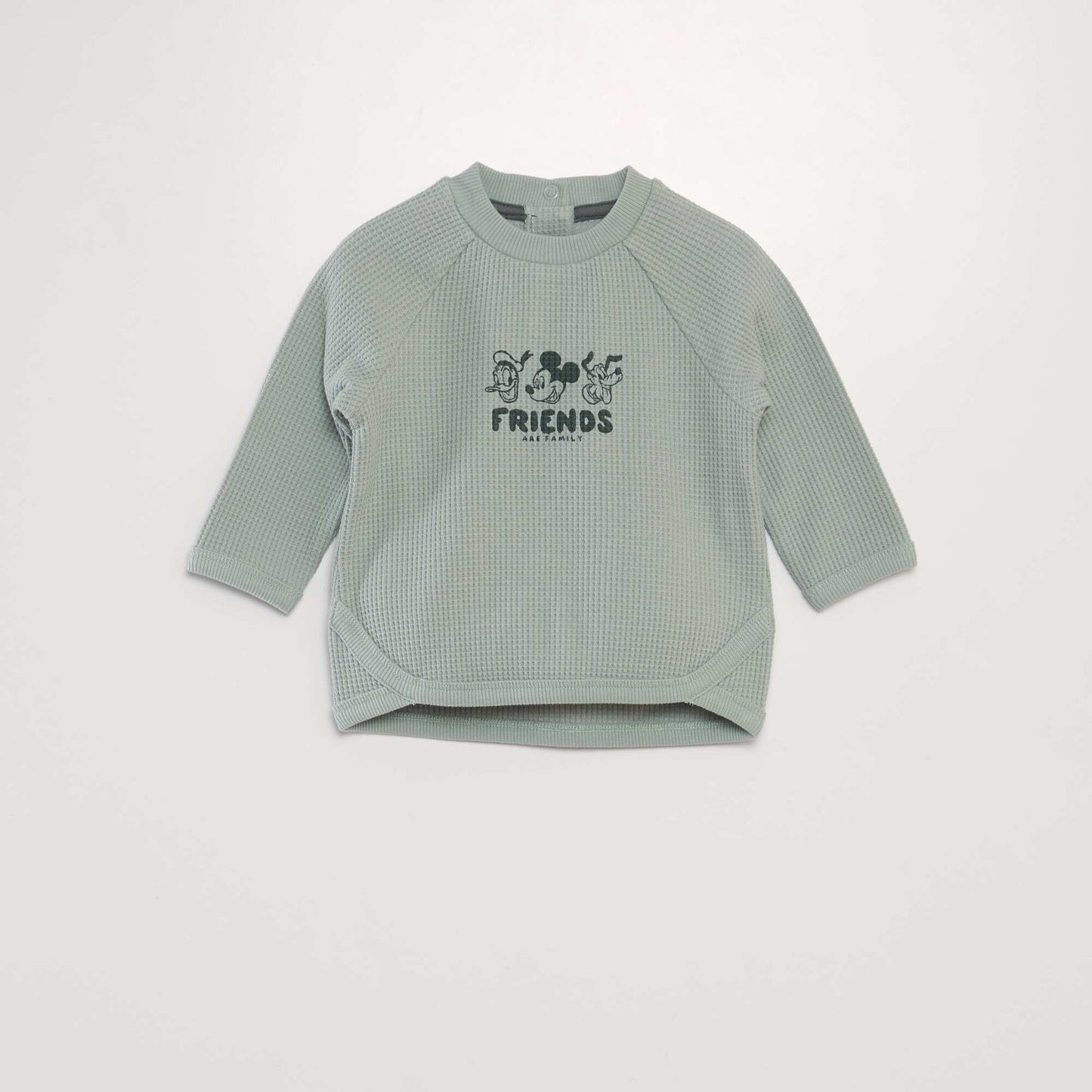 Ensemble jogging sweat + pantalon 'Disney' en nid d'abeilles - 2 pièces VERT
