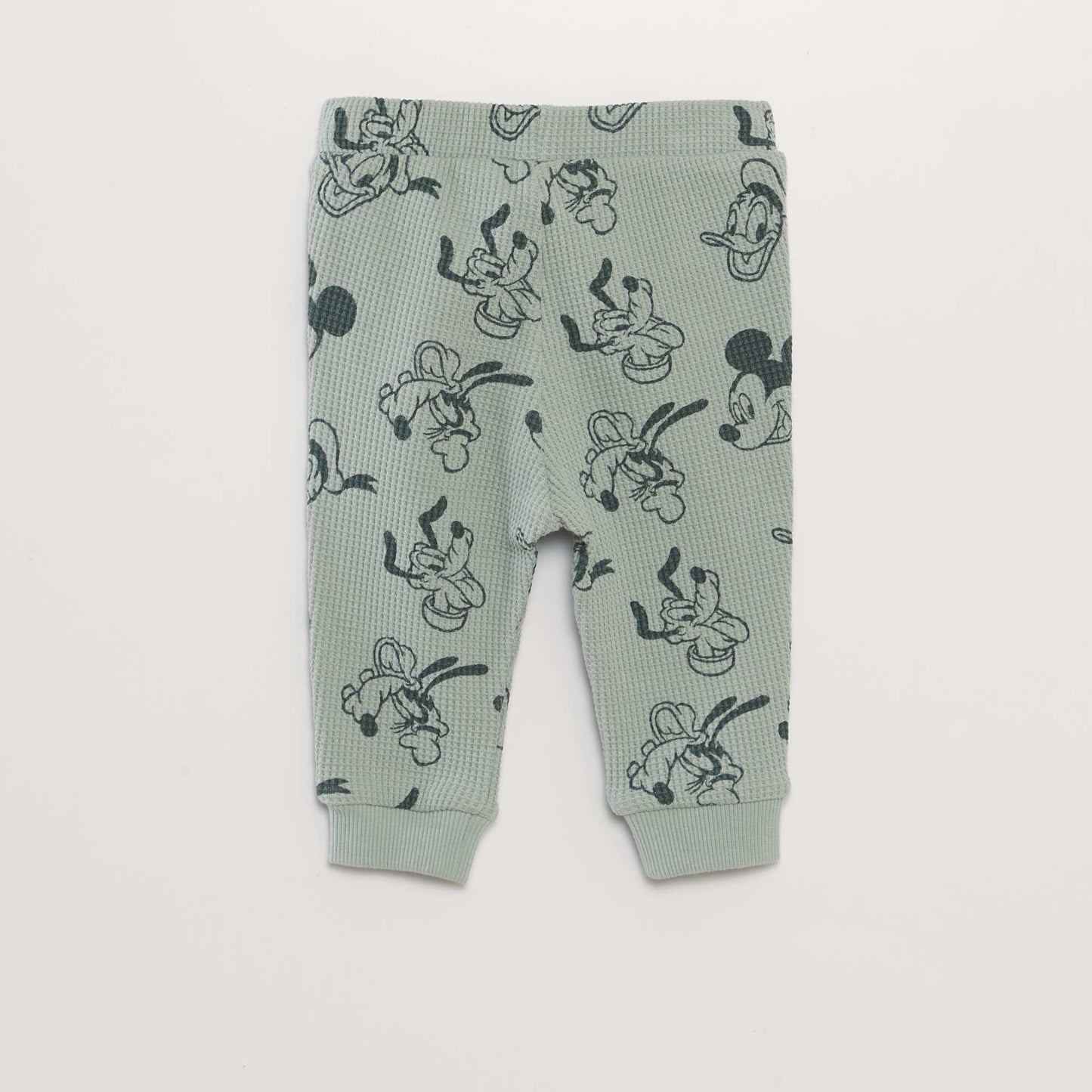 Ensemble jogging sweat + pantalon 'Disney' en nid d'abeilles - 2 pièces VERT