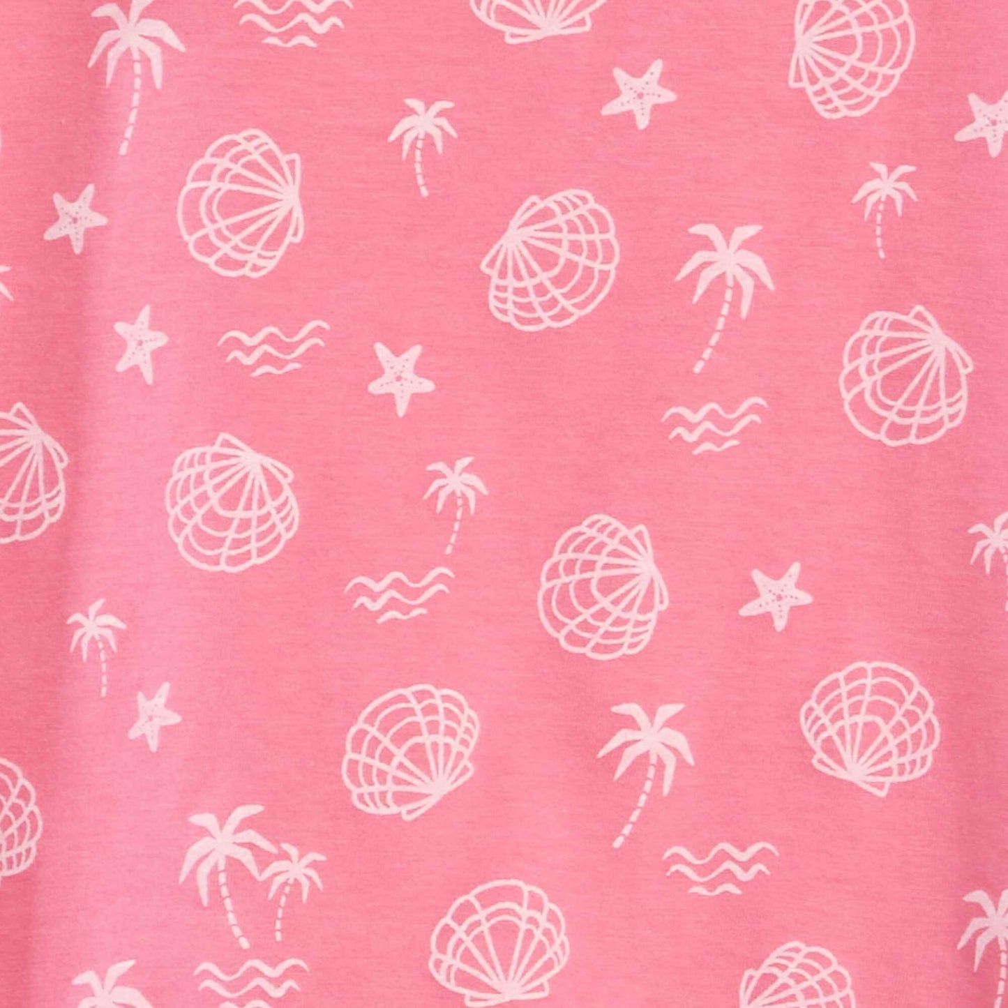 Lot de 2 tee-shirts à message Rose/blanc