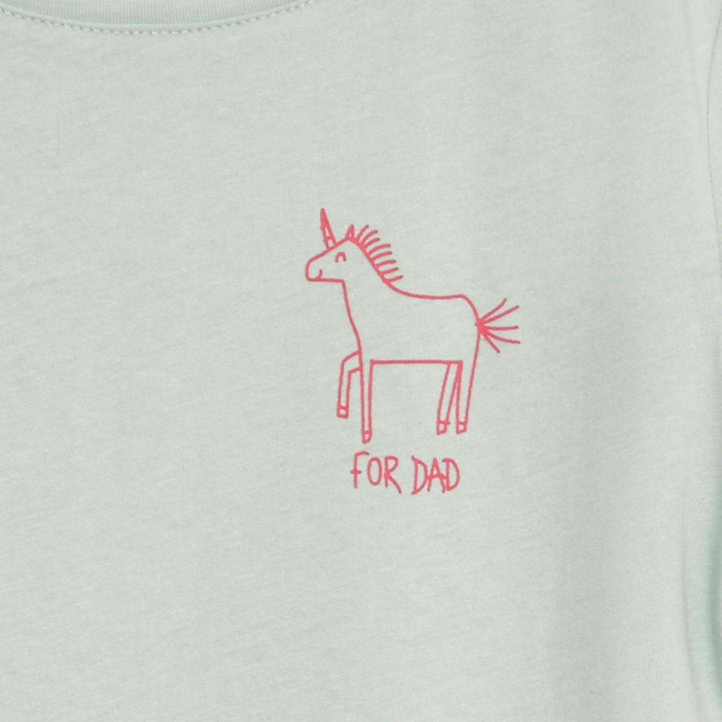 T-shirt en coton impirmé VERT