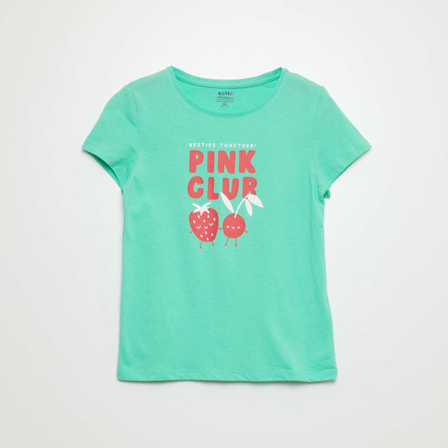 Lot de 3 t-shirts imprimés Blanc/vert