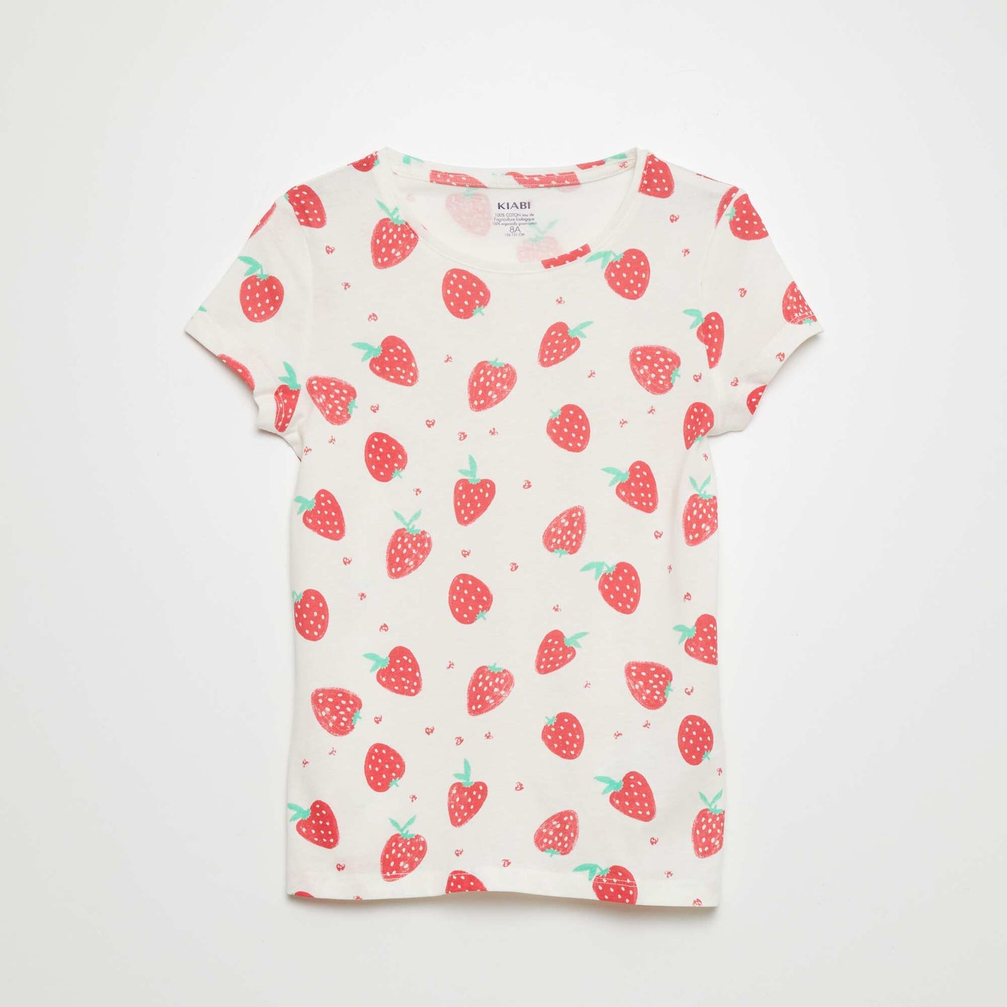 Lot de 3 t-shirts imprimés Blanc/vert