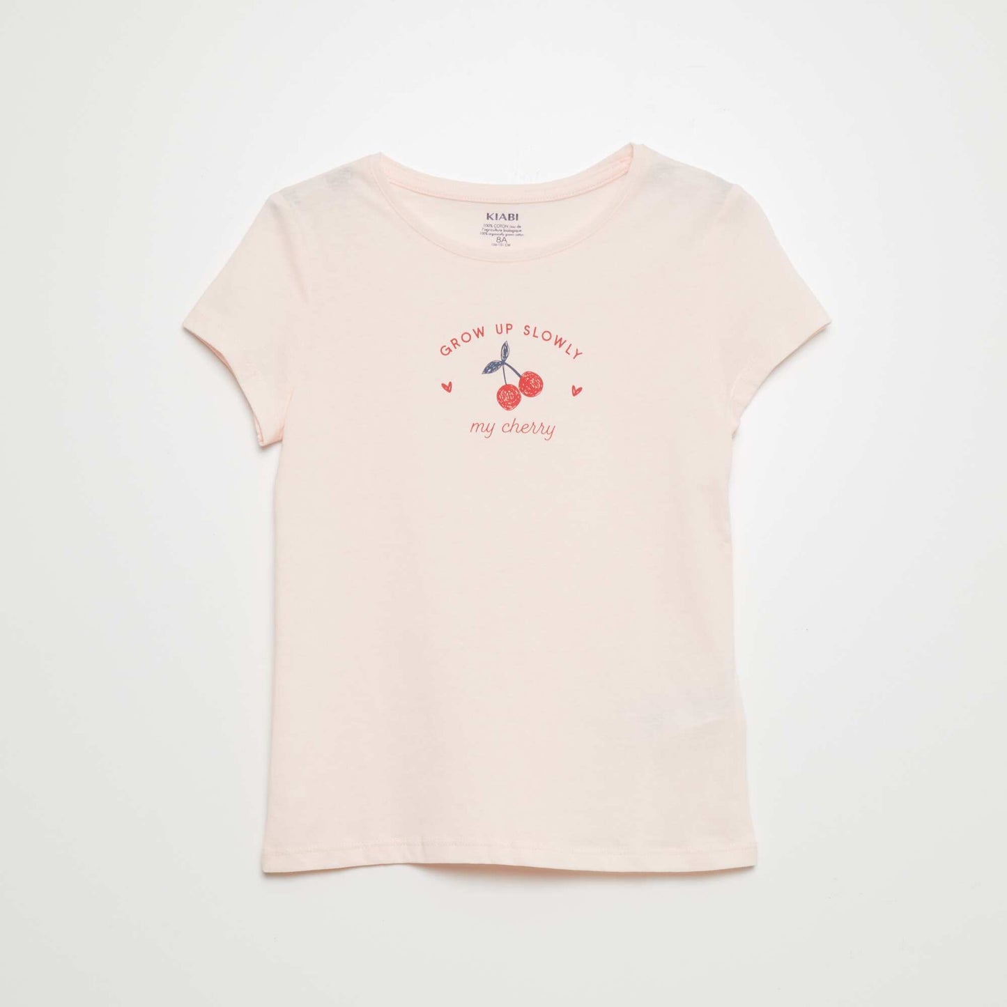 Lot de 3 t-shirts imprimés Blanc/écru/rose