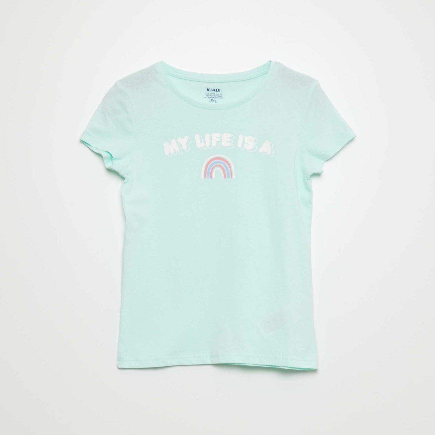 Lot de 3 t-shirts imprimés Rose/bleu/bvert