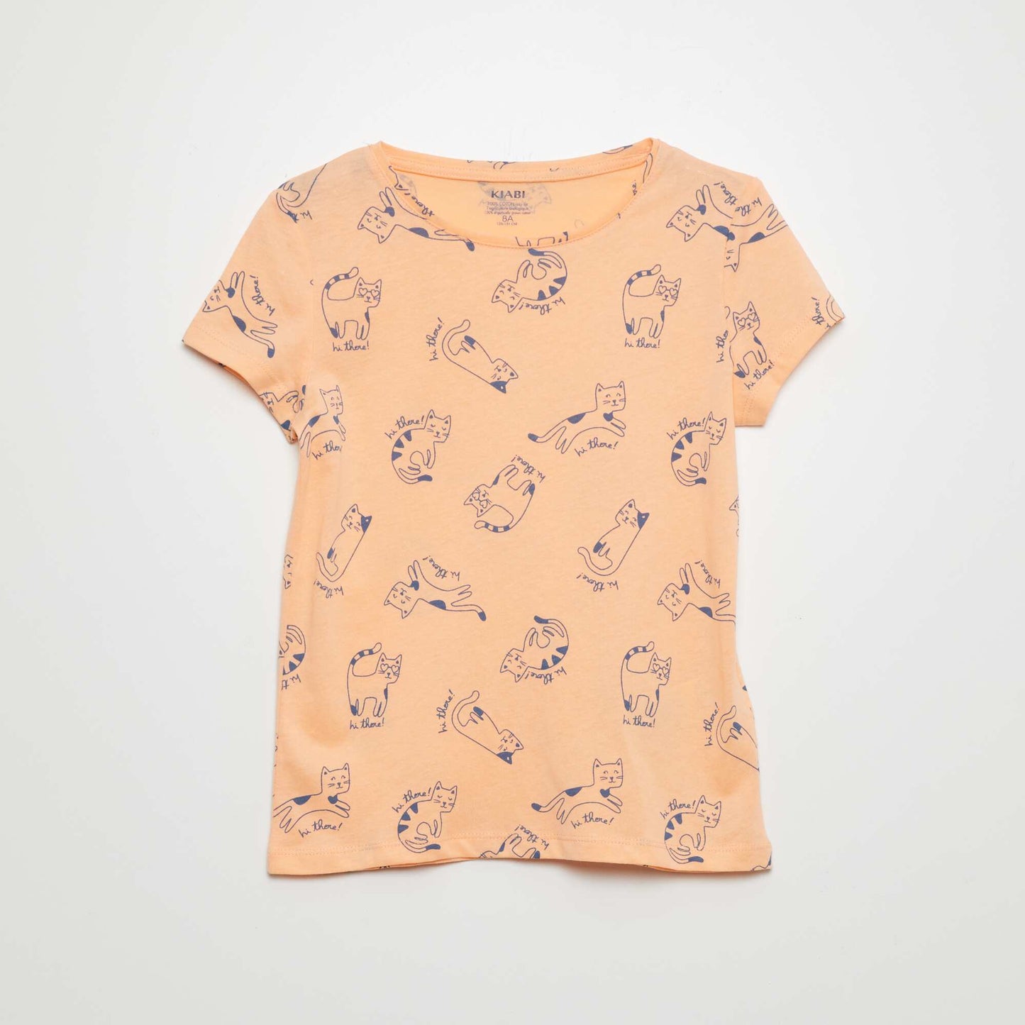 Lot de 3 t-shirts imprimés Orange/bleu/blanc
