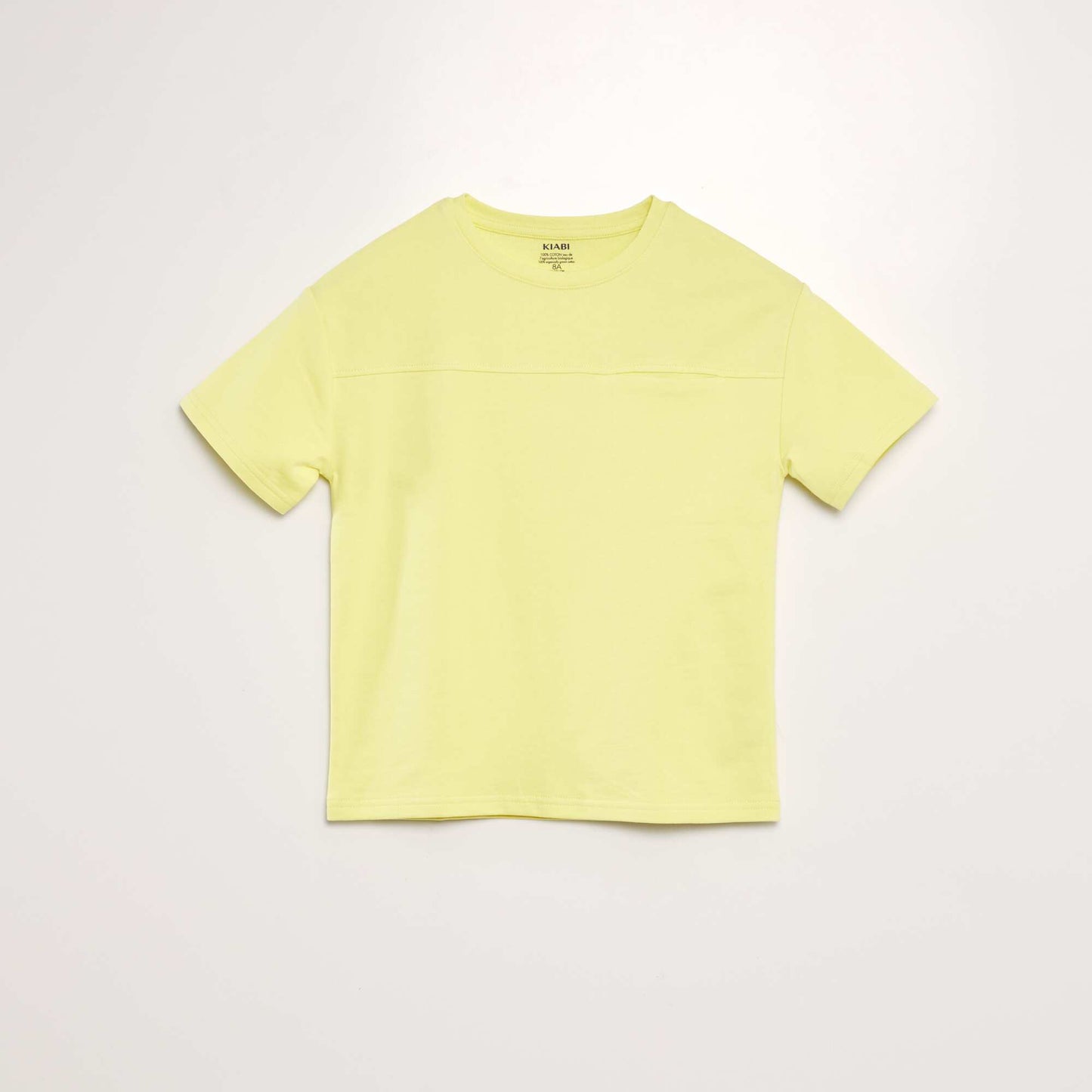 T-shirt loose jaune