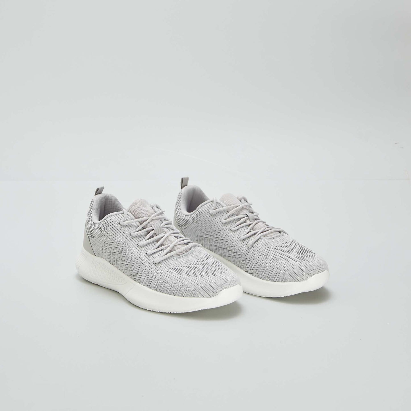 Baskets en mesh esprit running Gris