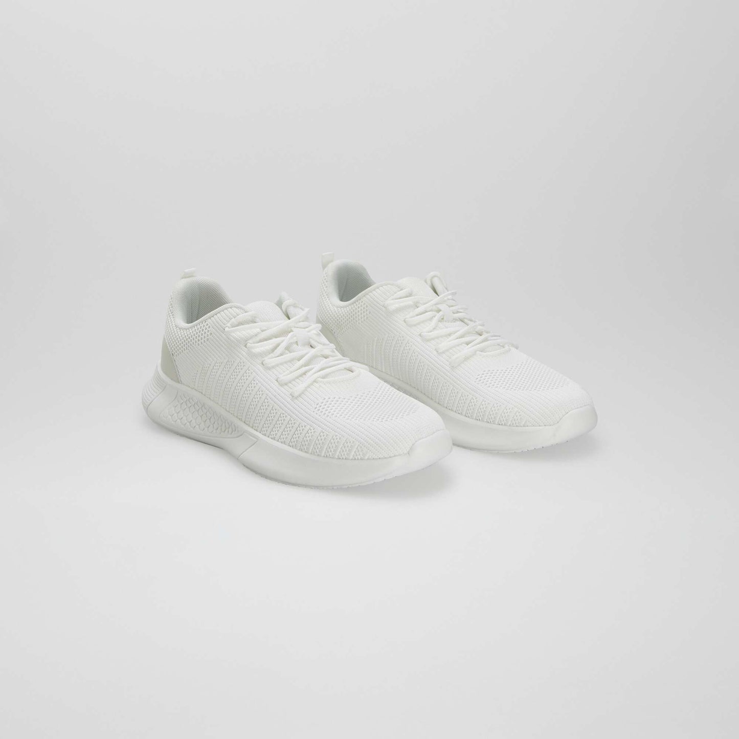 Baskets en mesh esprit running Blanc