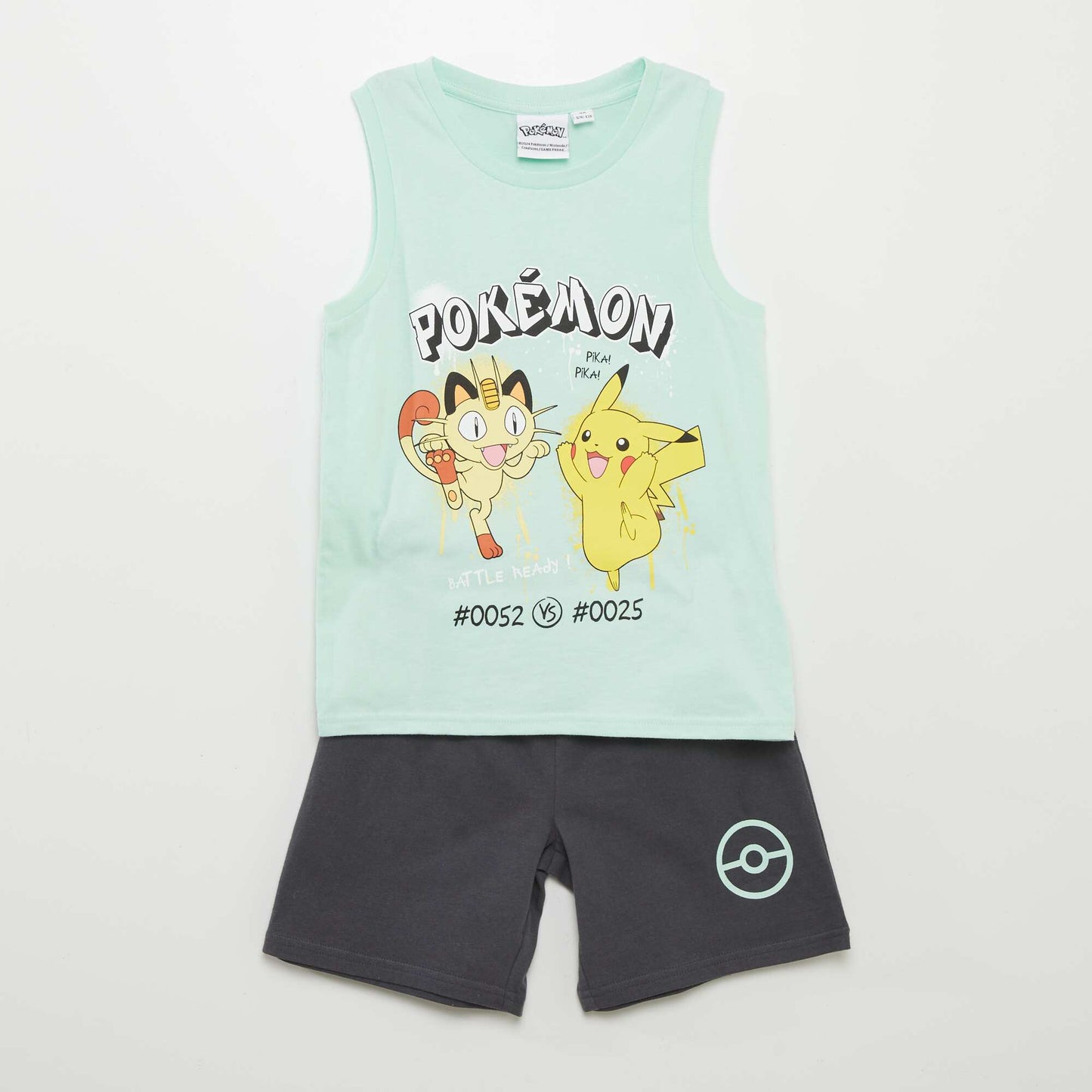 Ensemble pyjama 'Pokemon' débardeur + short - 2 pièces Bleu