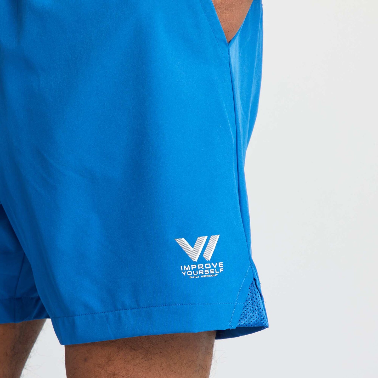 Short de sport léger Bleu