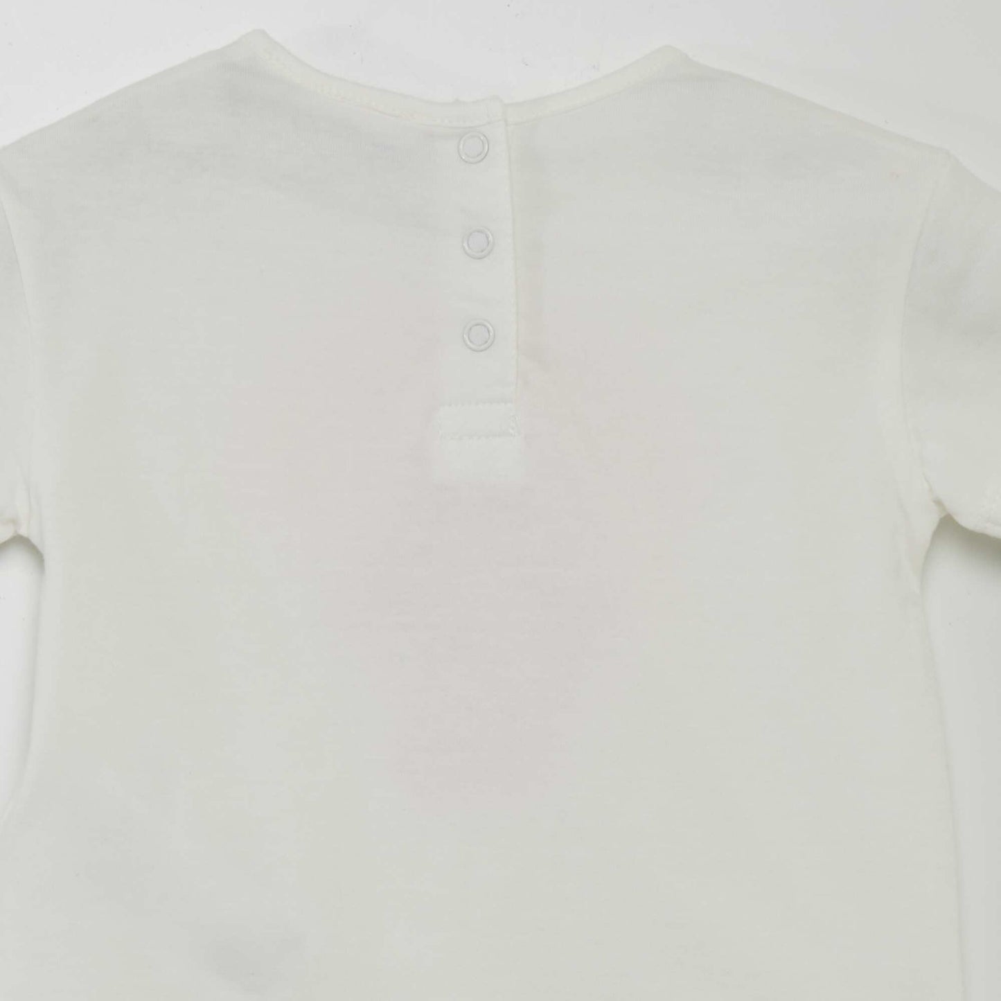 T-shirt en jersey 'Bisounours' blanc