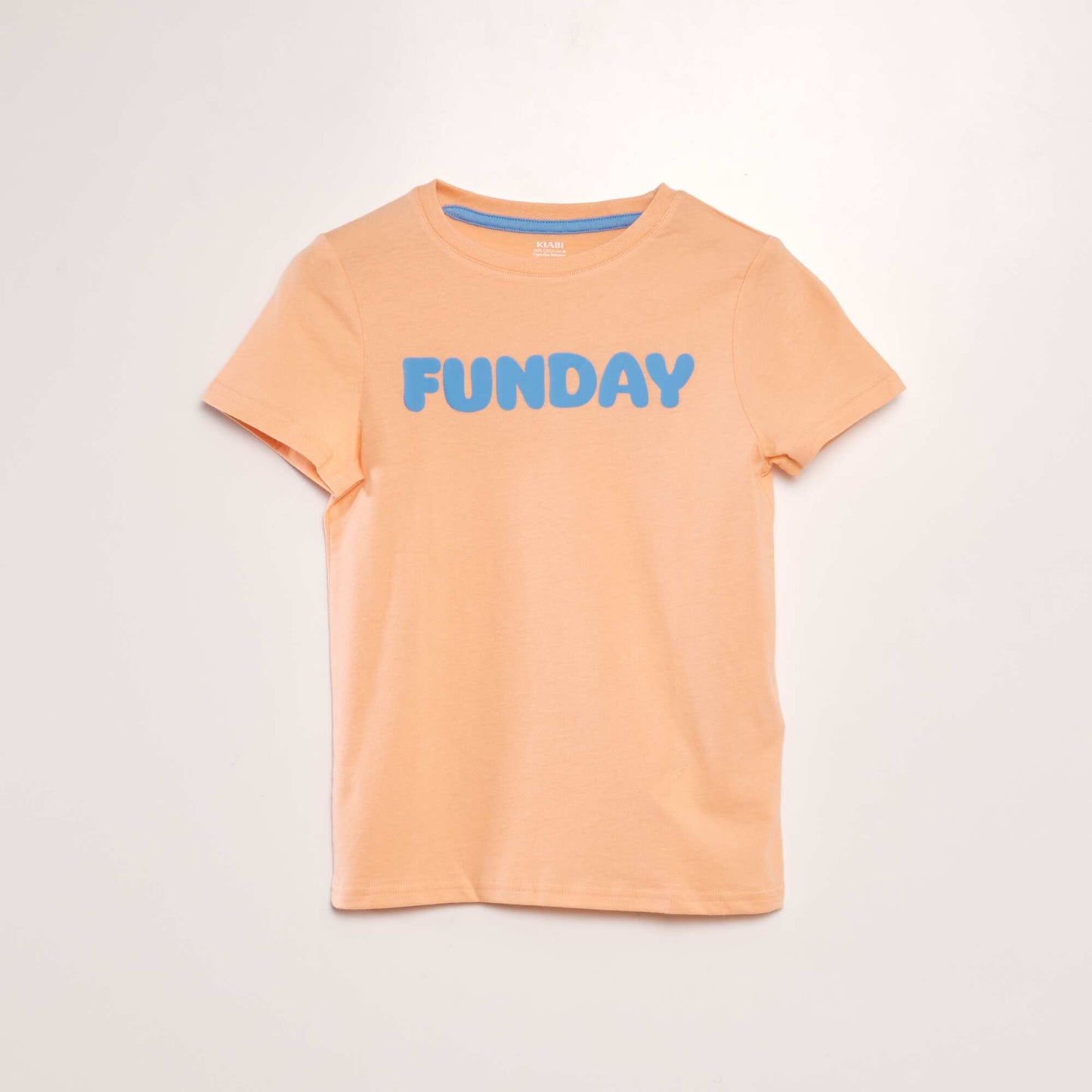 T-shirt imprimé Orange