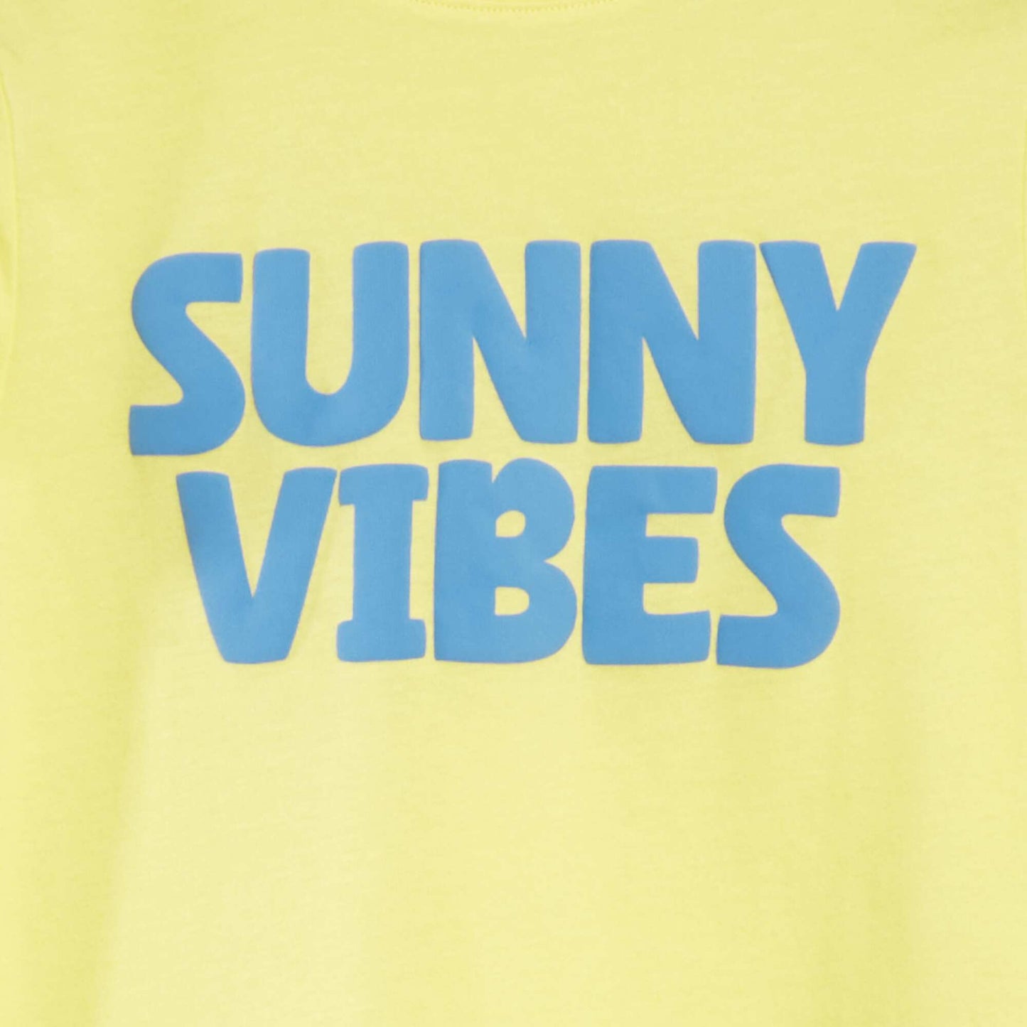 T-shirt imprimé Jaune