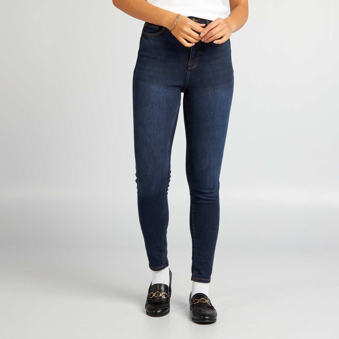 Jean skinny à taille haute - L30 Brut