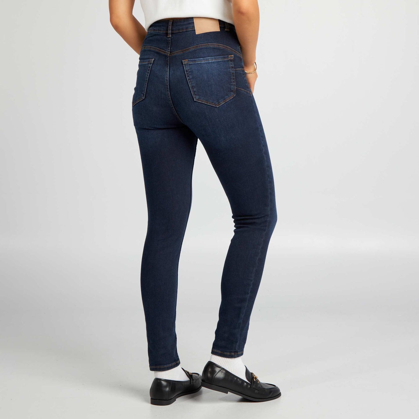 Jean skinny à taille haute - L30 Brut