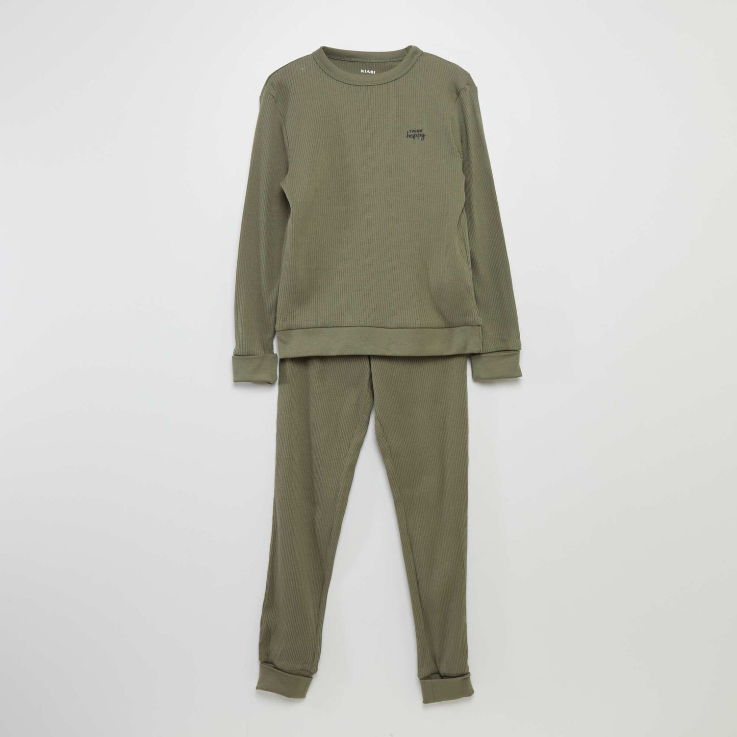 Ensemble pyjama t-shirt + pantalon - 2 pièces KAKI