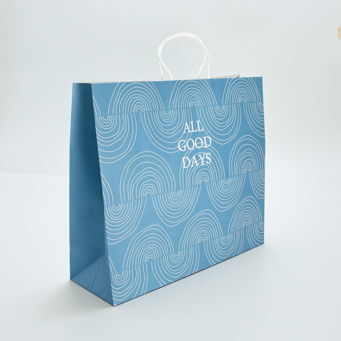 Pochette cadeau Bleu