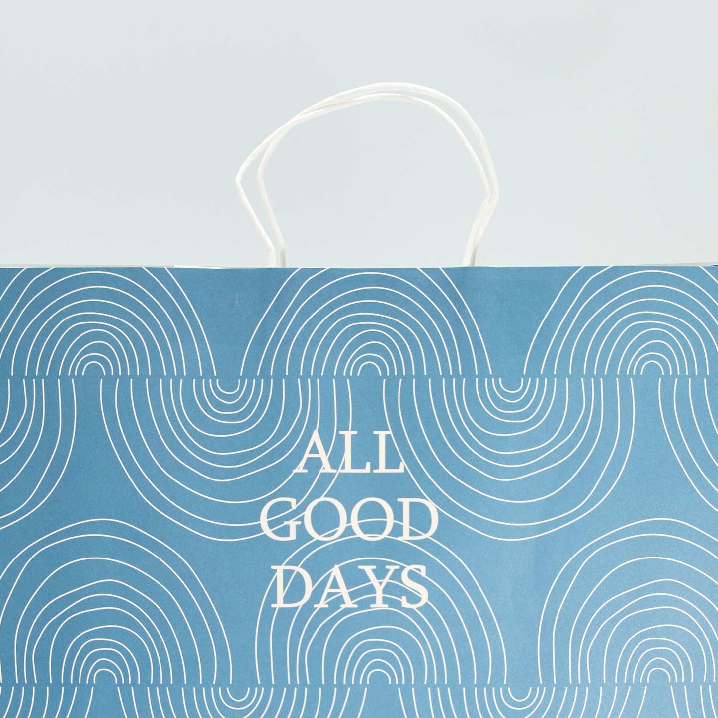 Pochette cadeau Bleu