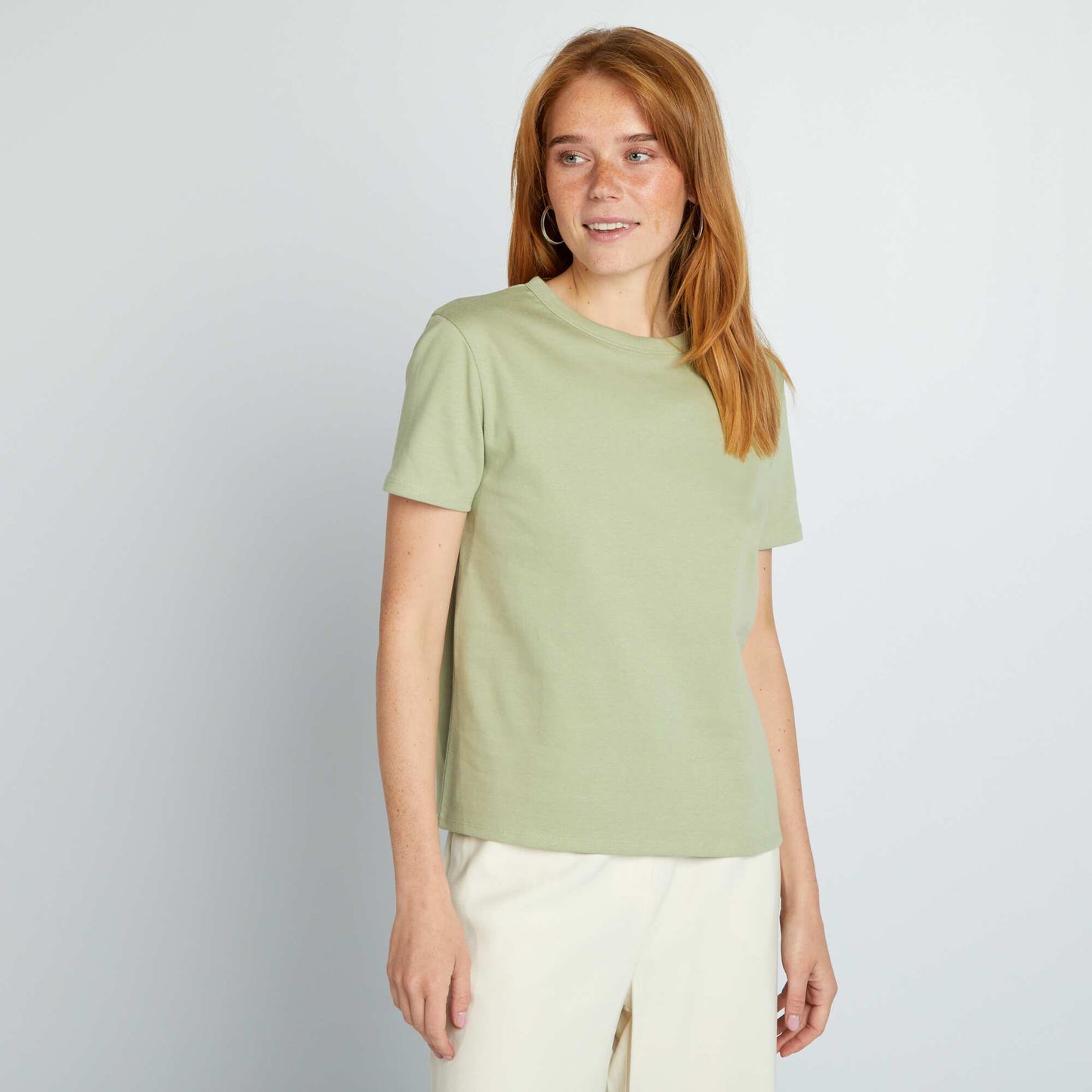 T-shirt uni Vert