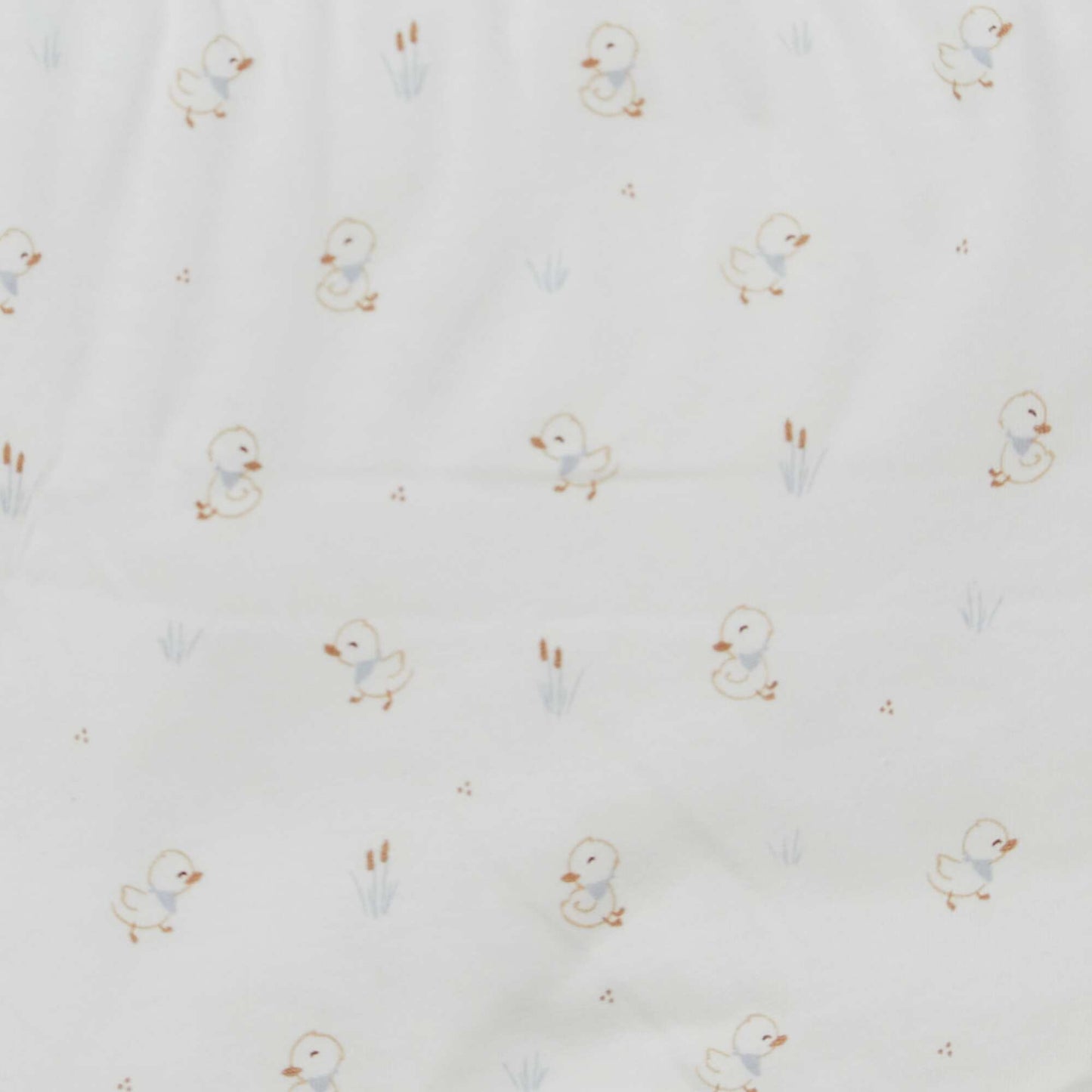 Couverture avec imprimé Blanc