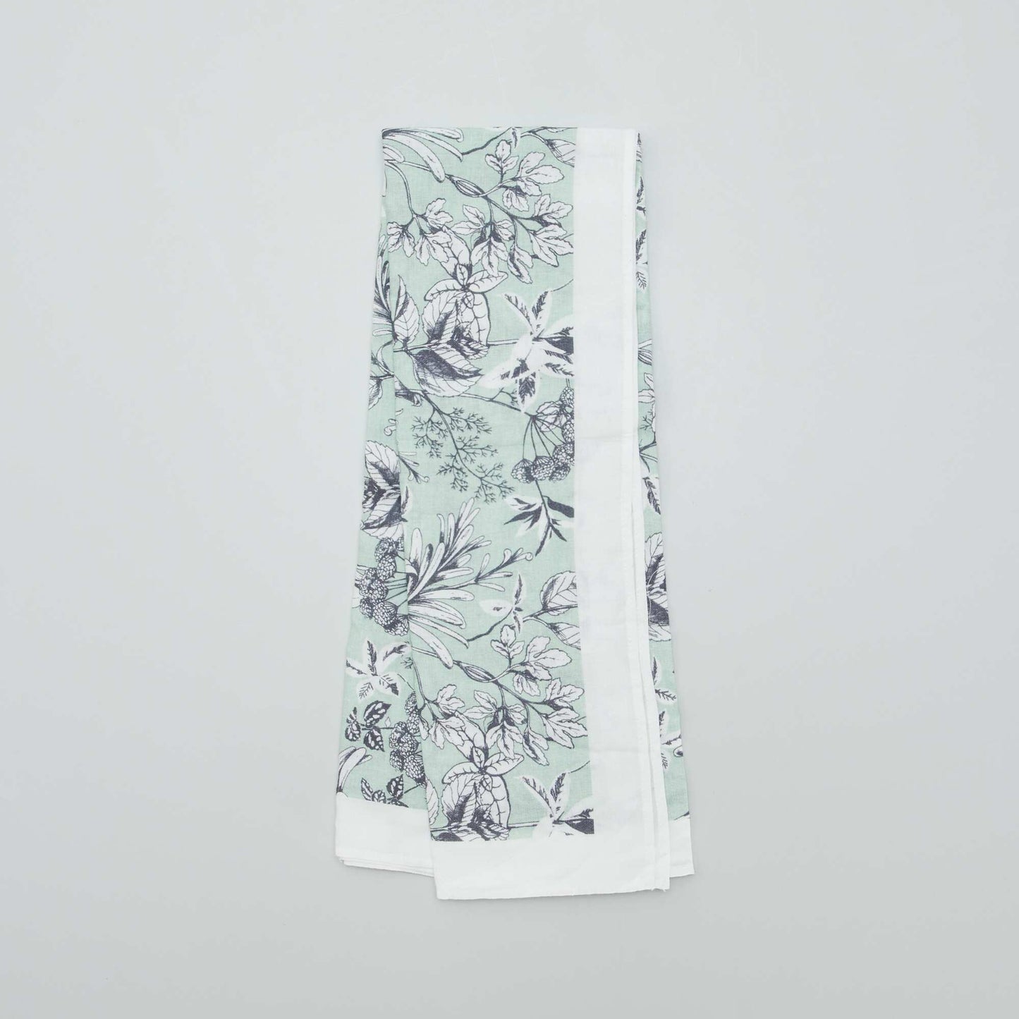Foulard carré imprimé VERT