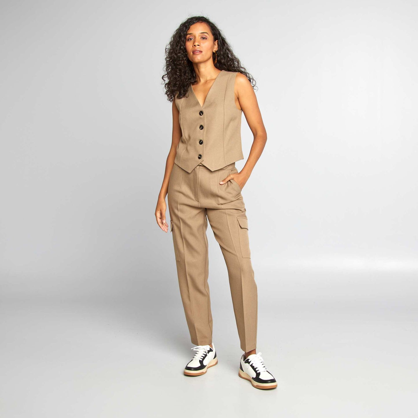 Gilet de costume KAKI