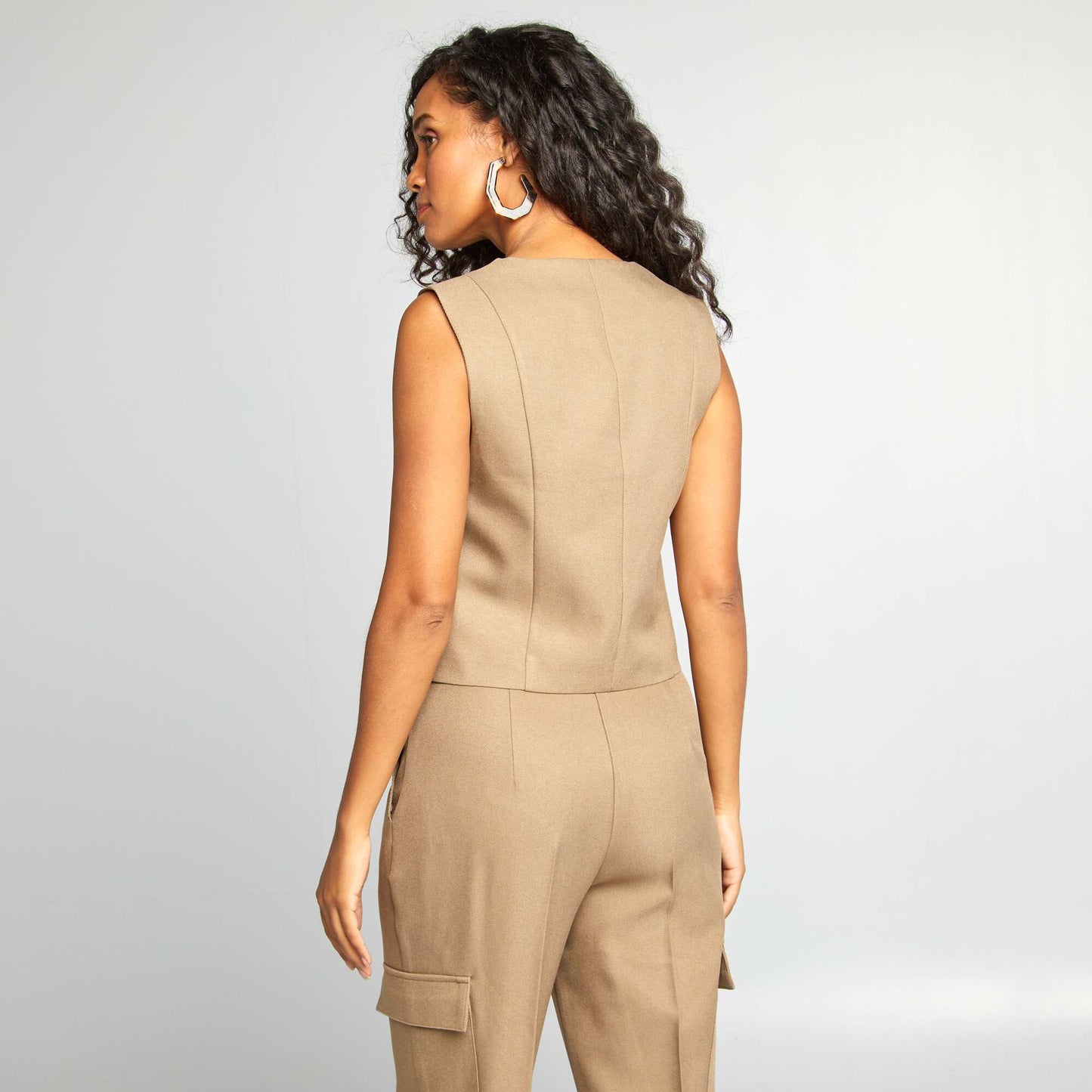 Gilet de costume KAKI