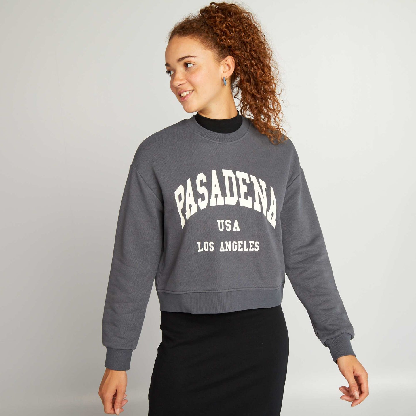 Sweat en molleton GRIS