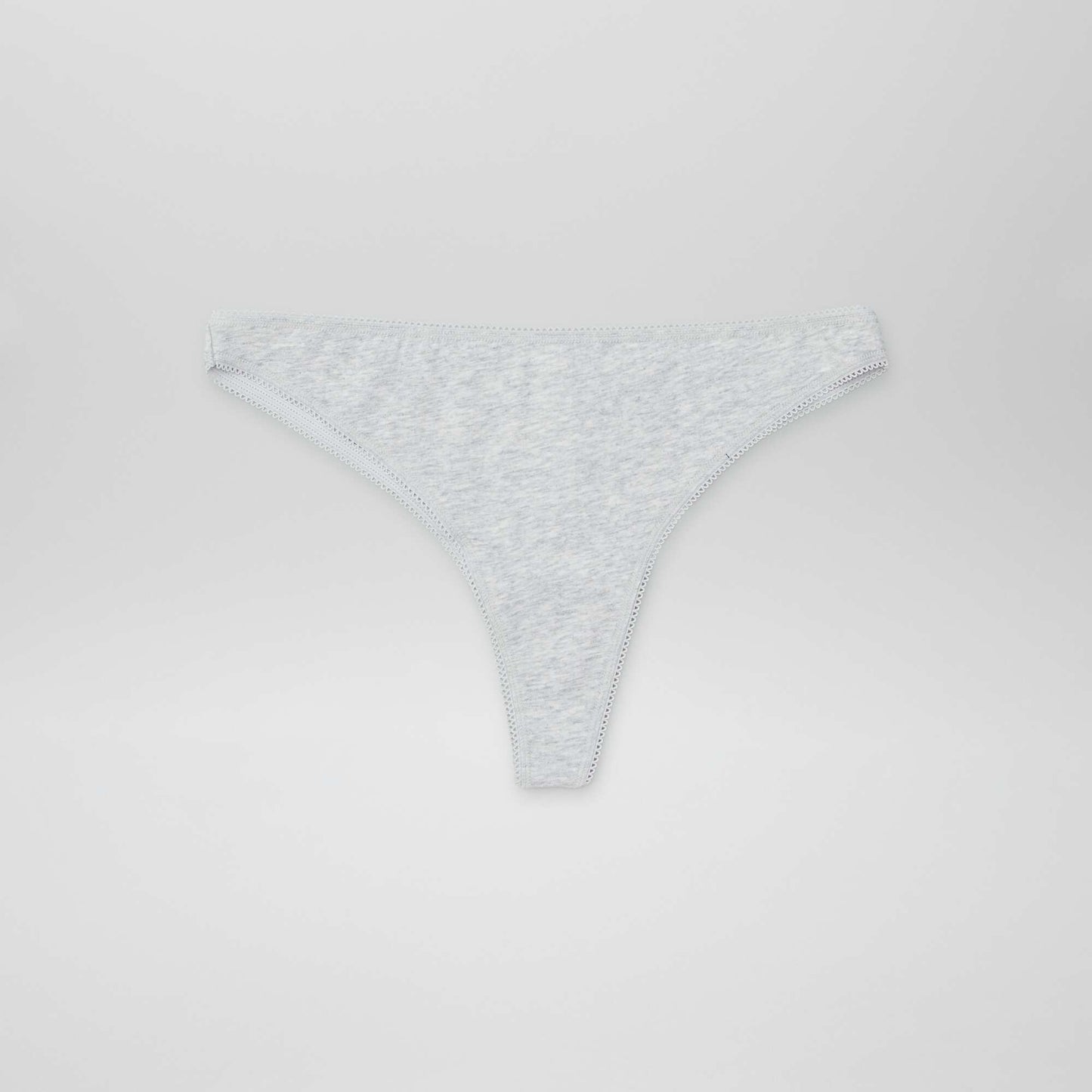 Lot de 3 tangas en coton BEIGE