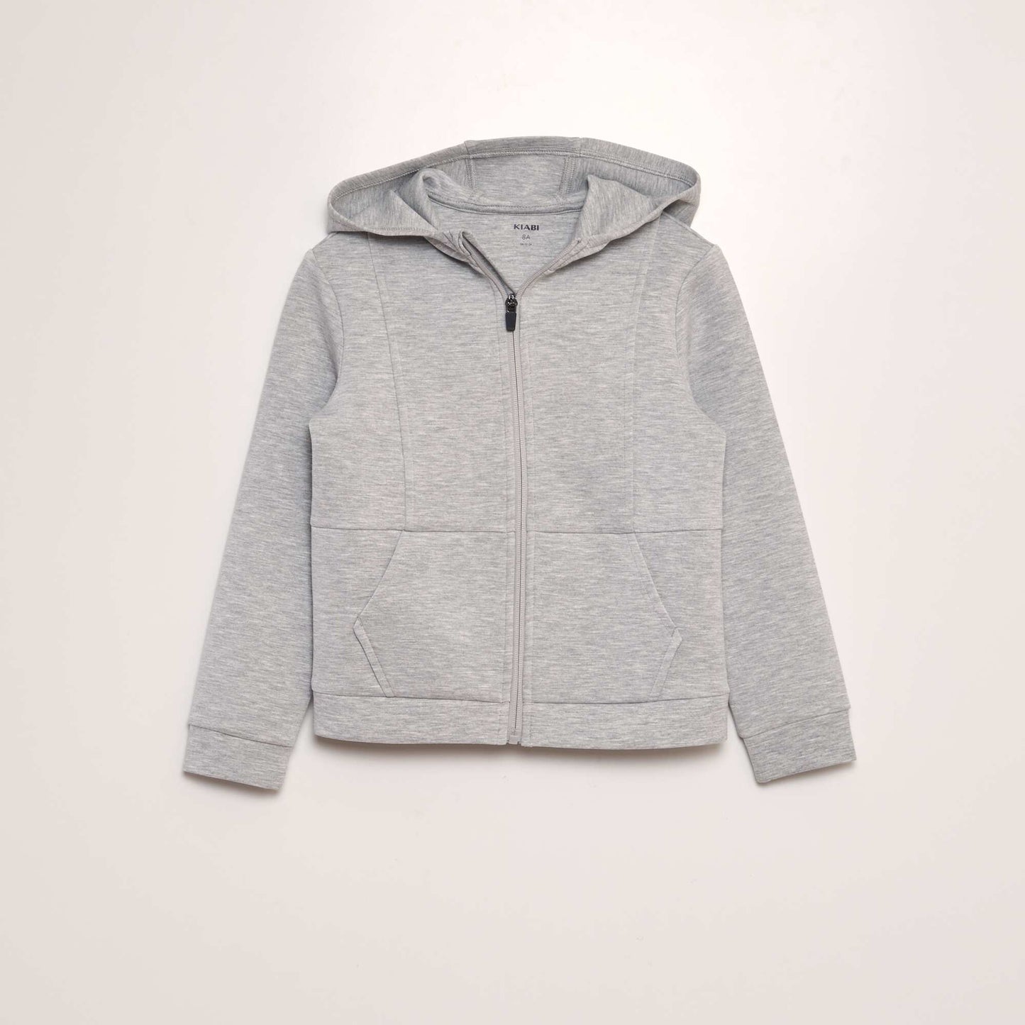 Sweat zippé à capuche GRIS
