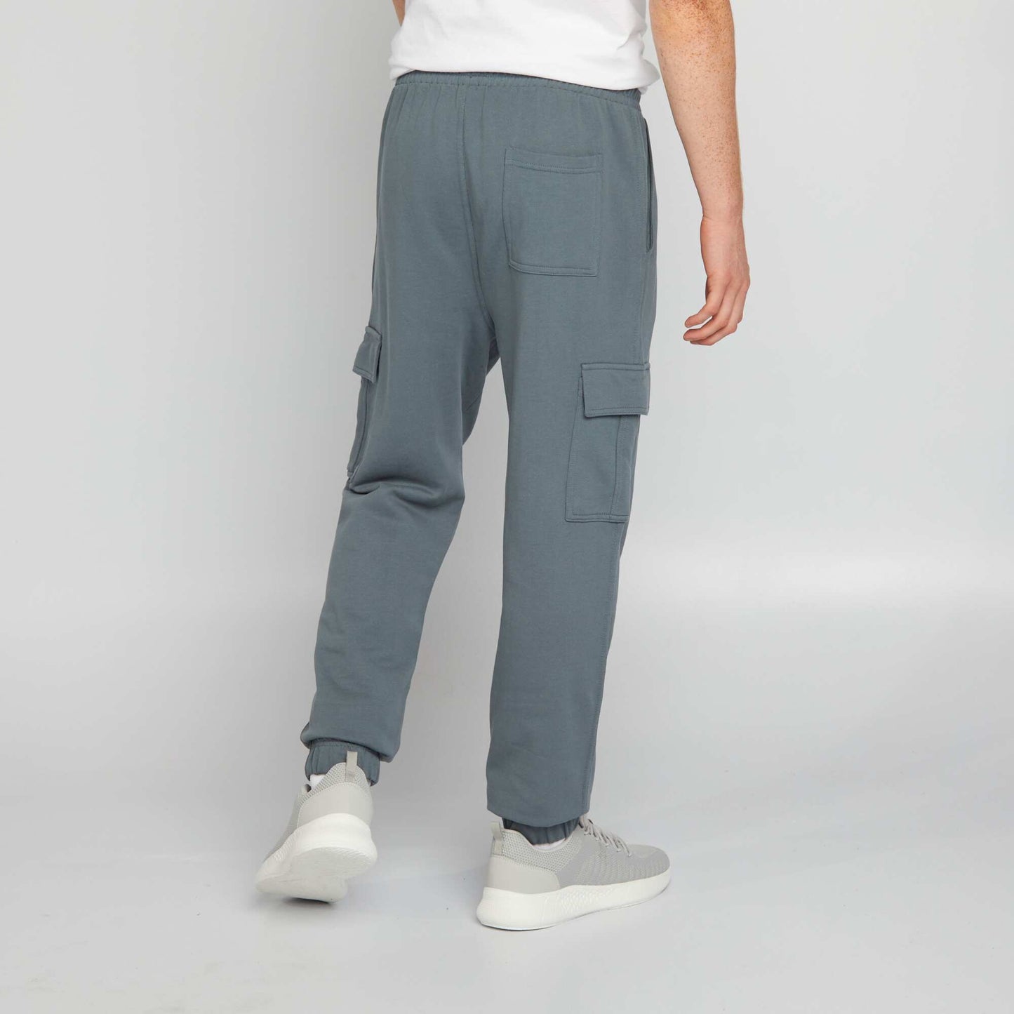Pantalon de jogging avec poches sur les côtés BLEU