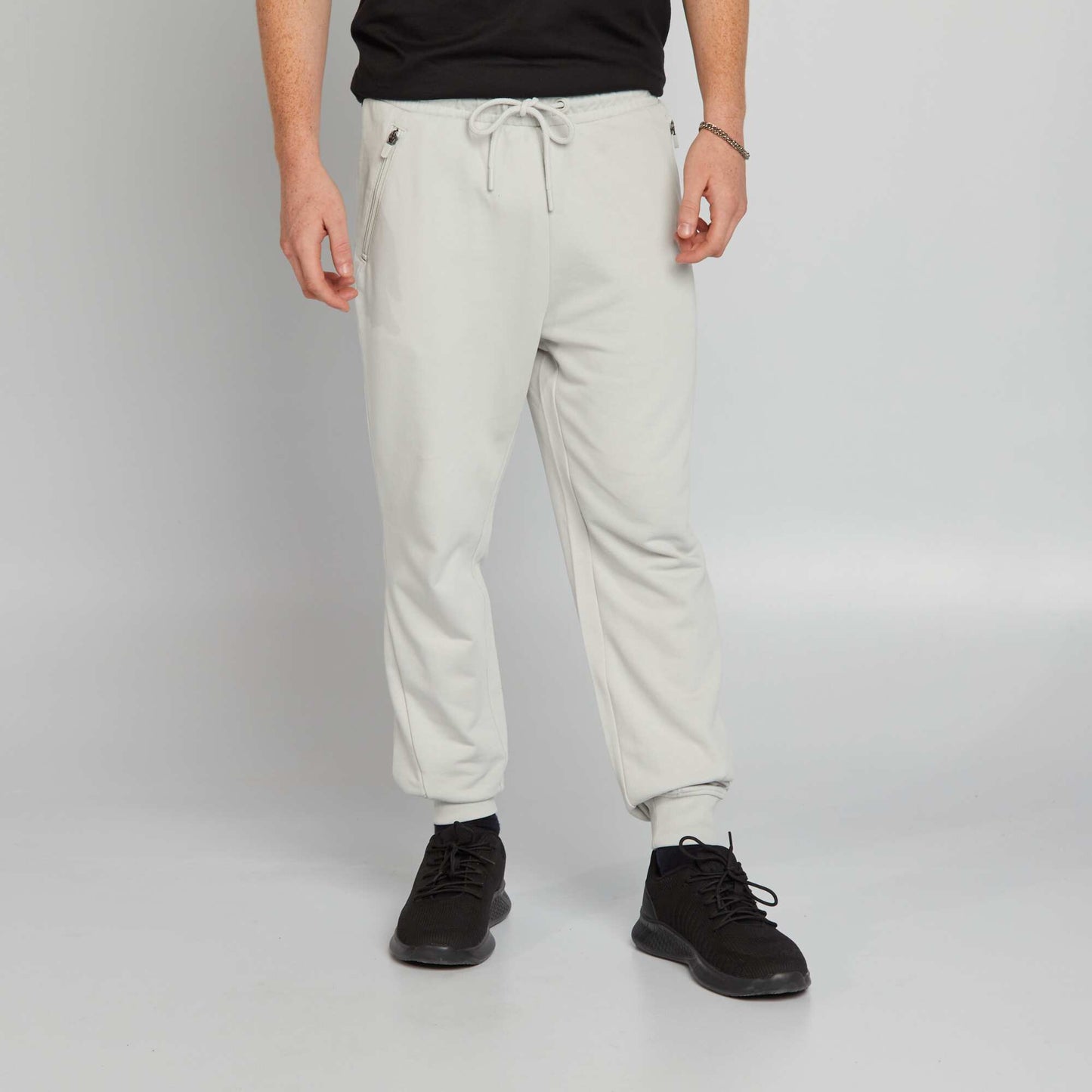 Pantalon de jogging en molleton léger GRIS