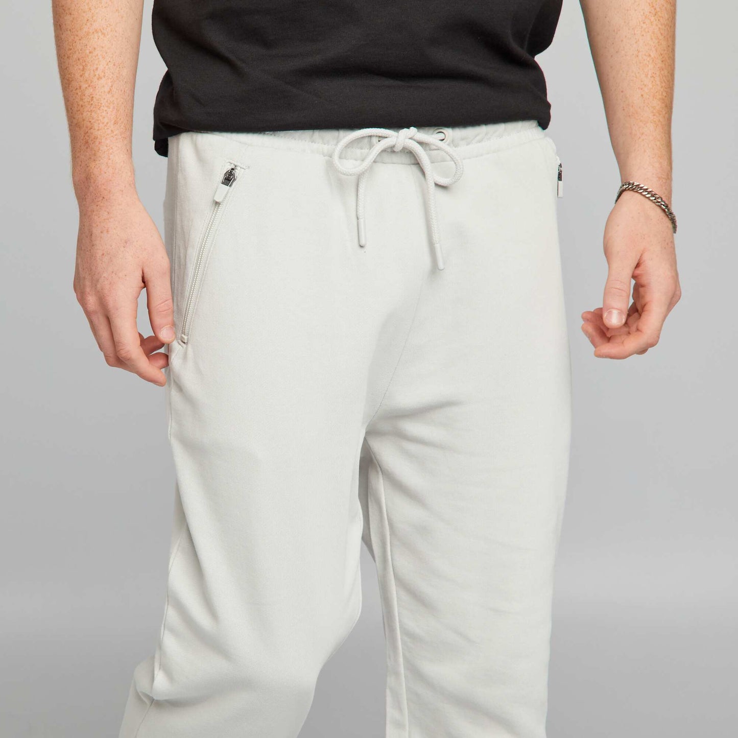 Pantalon de jogging en molleton léger GRIS