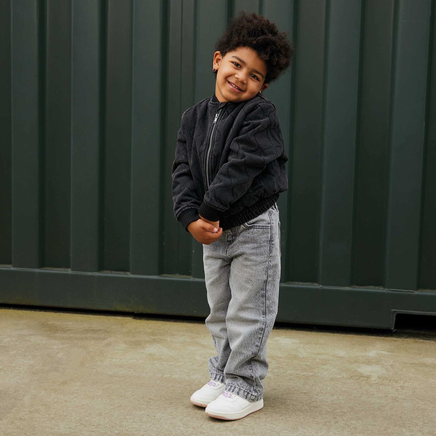 Jean straight GRIS