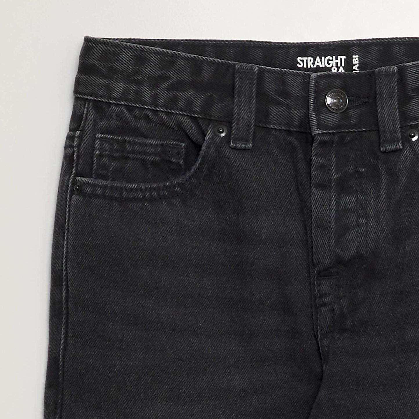 Jean straight GRIS
