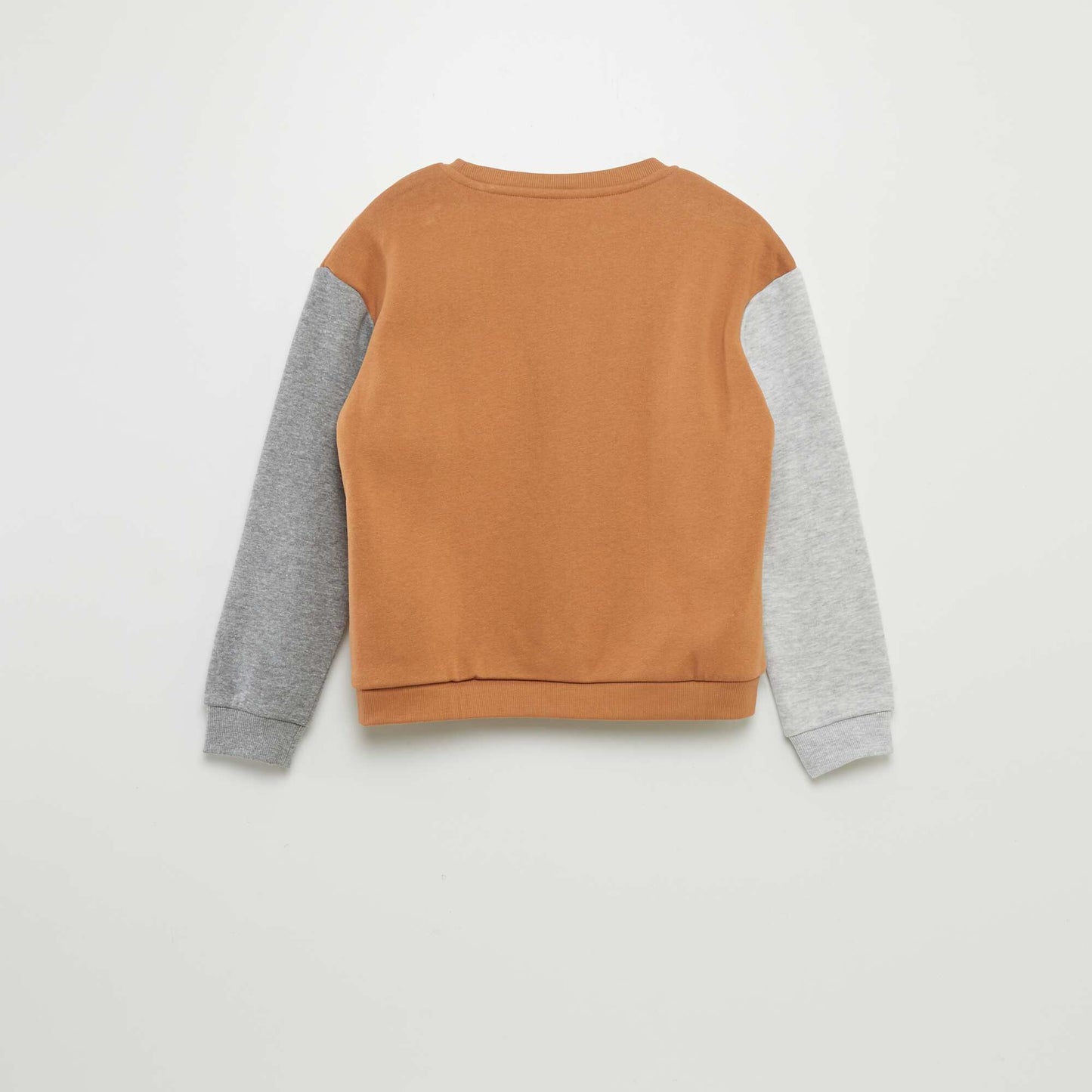 Sweat en molleton color-block CAMEL