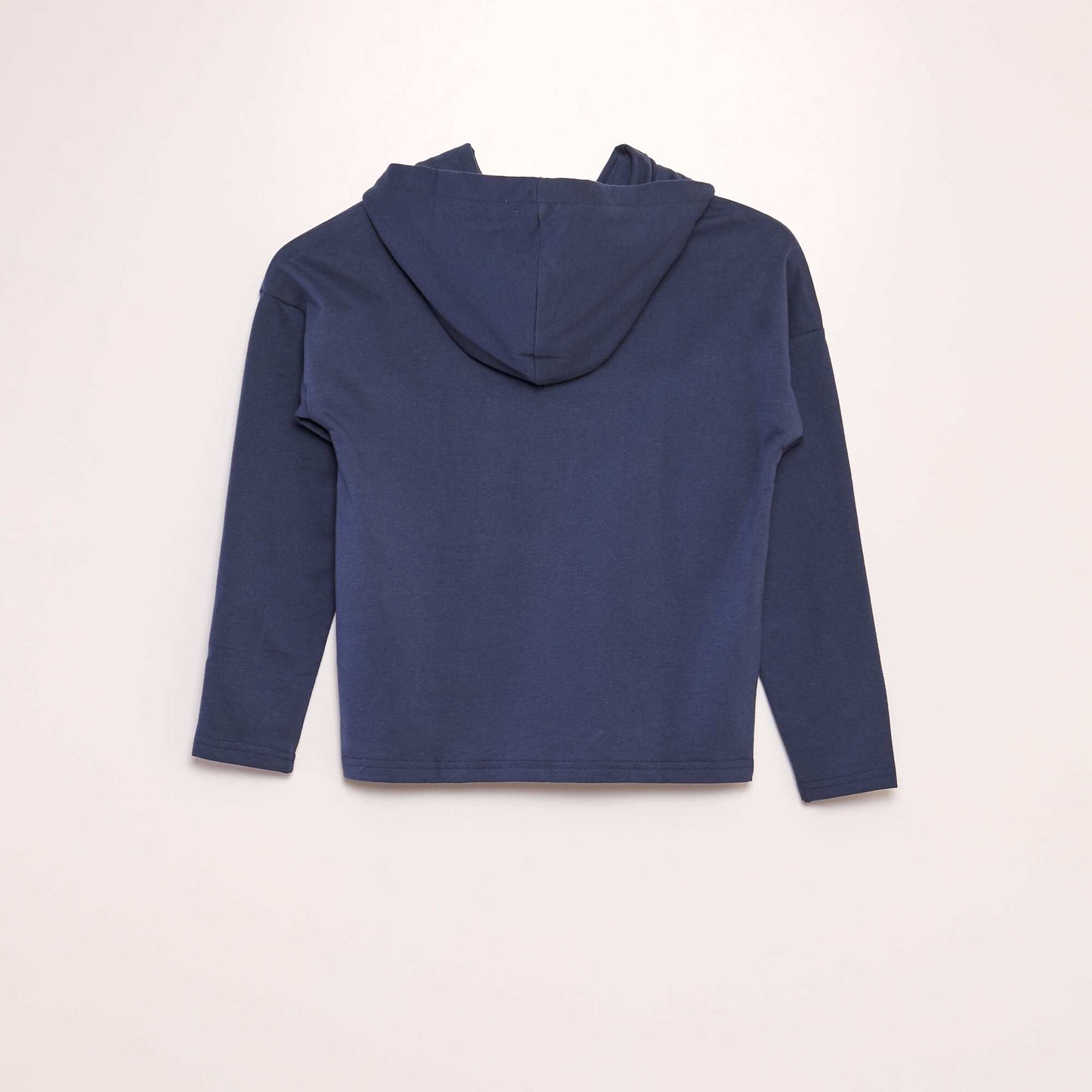 T-shirt à capuche BLEU MARINE
