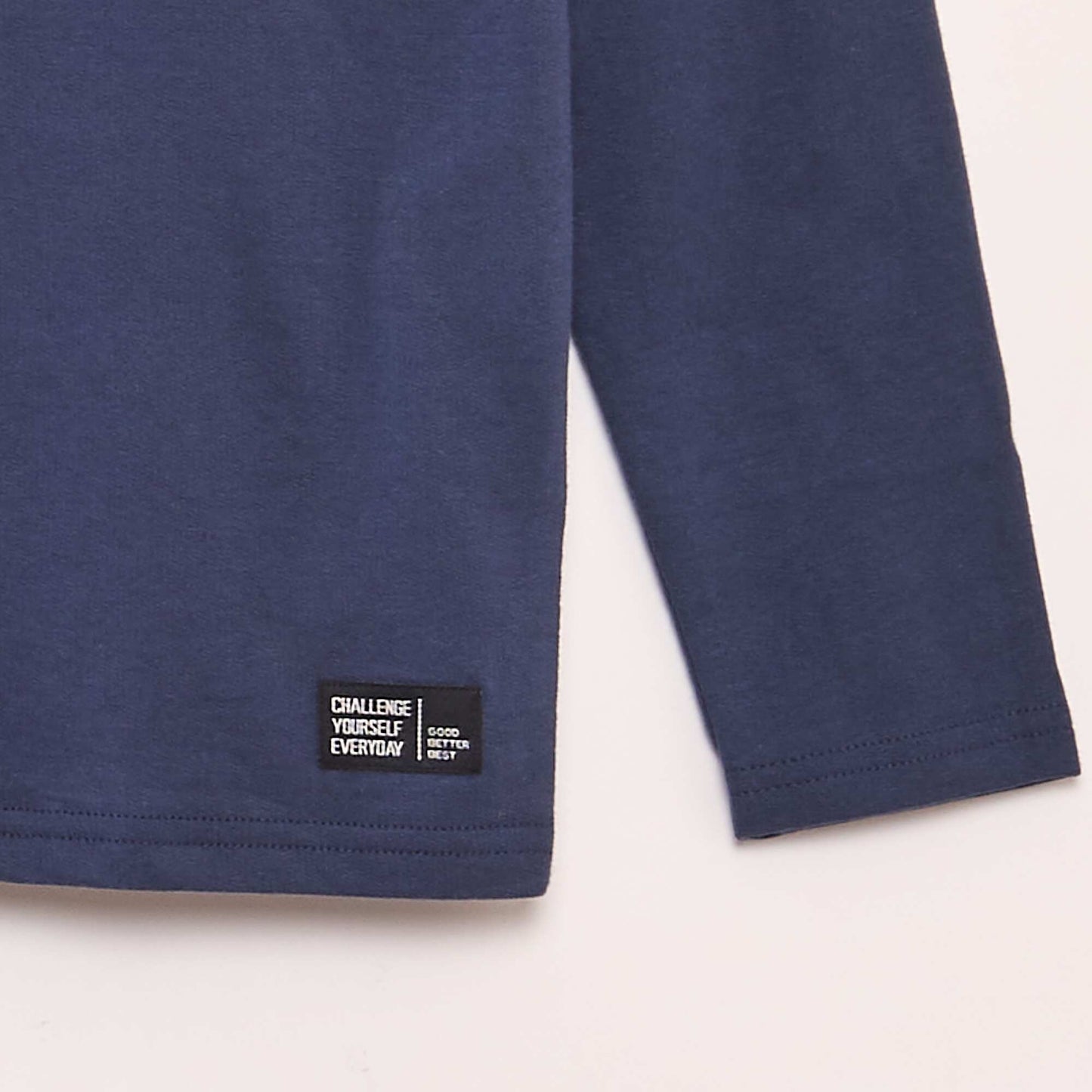 T-shirt à capuche BLEU MARINE