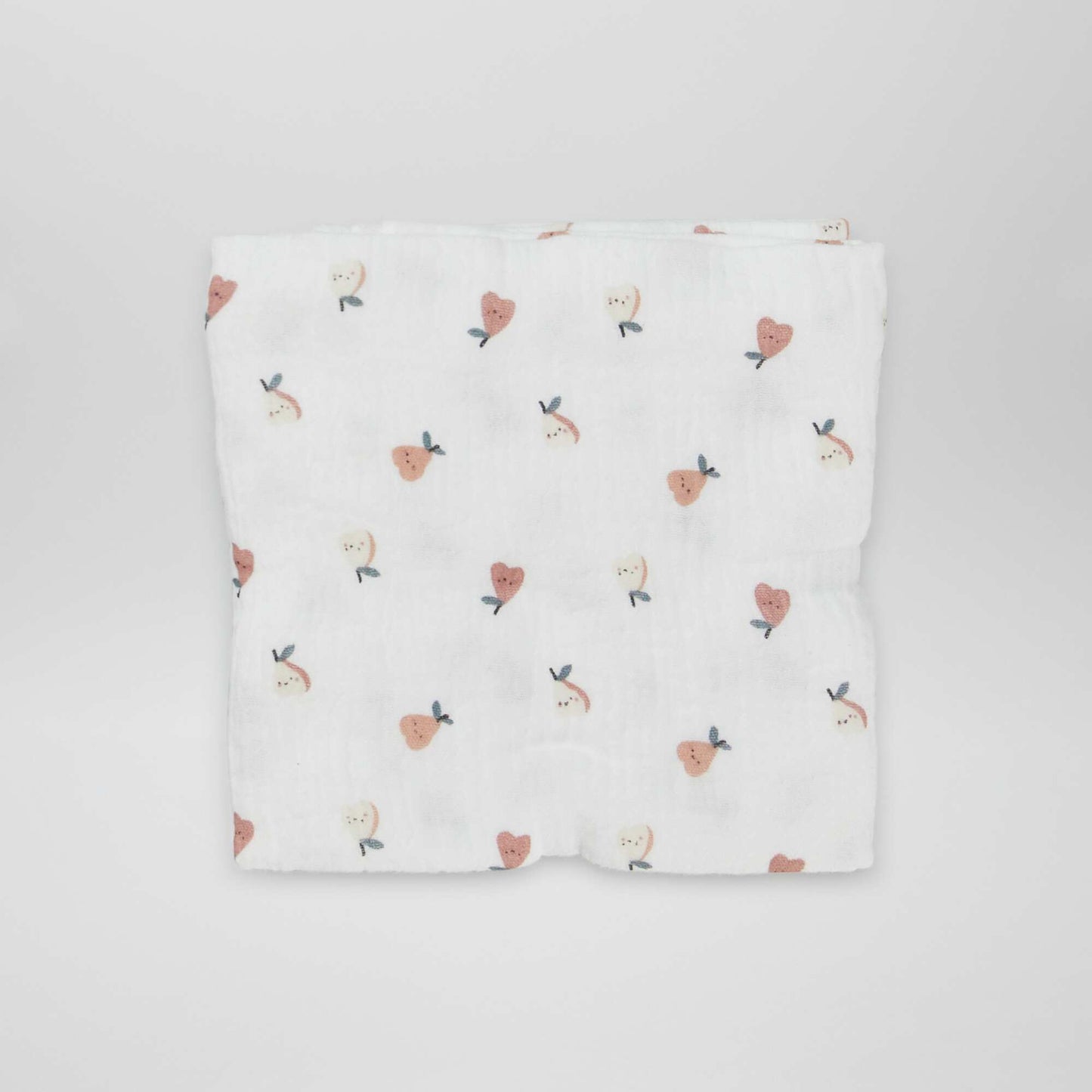 Lot de 3 langes Blanc/rouge